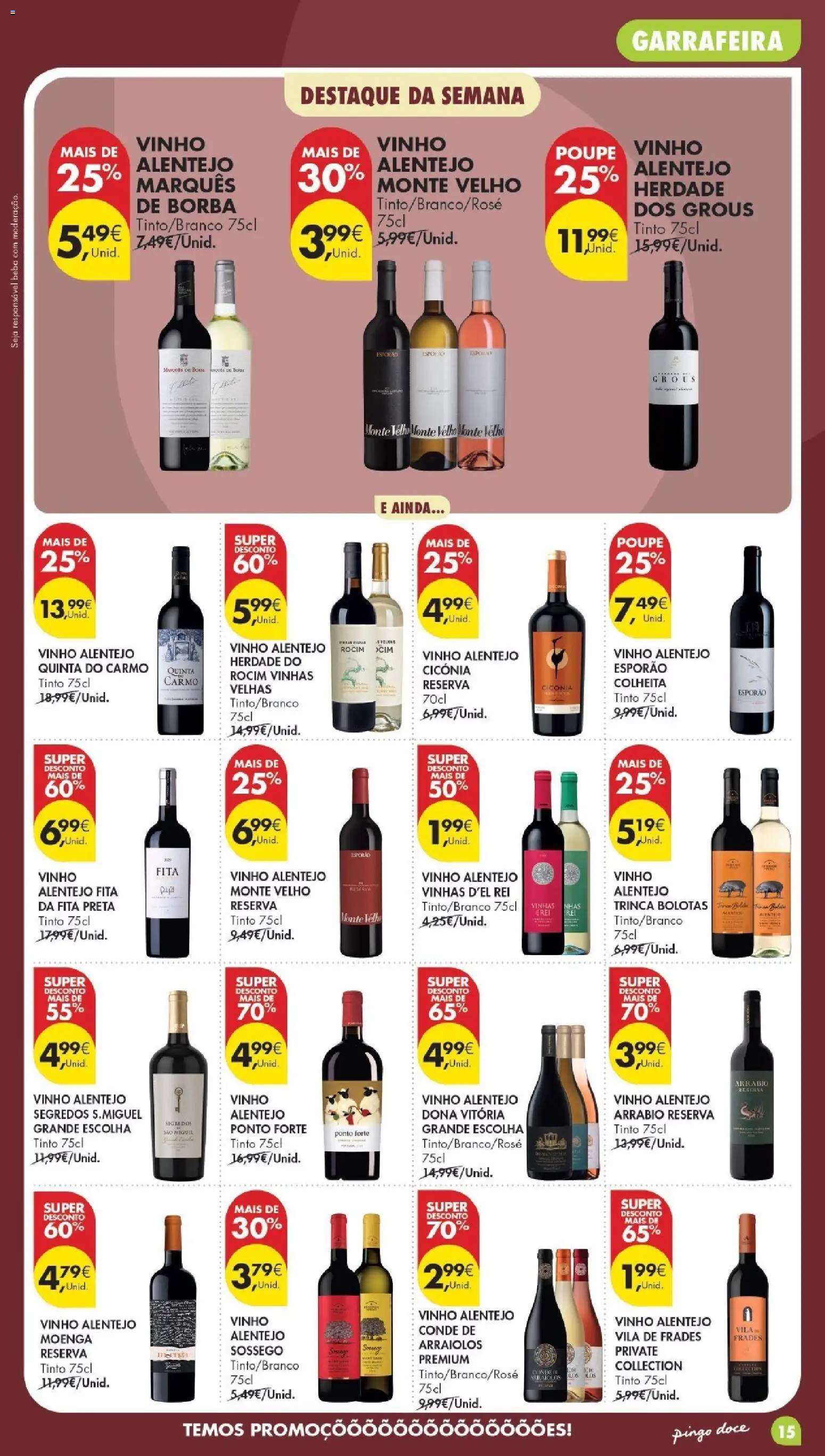 Pingo Doce Poupe Esta Semana Madeira │ válido de 01/09/2026 | Página: 15 | Produtos: Vinho