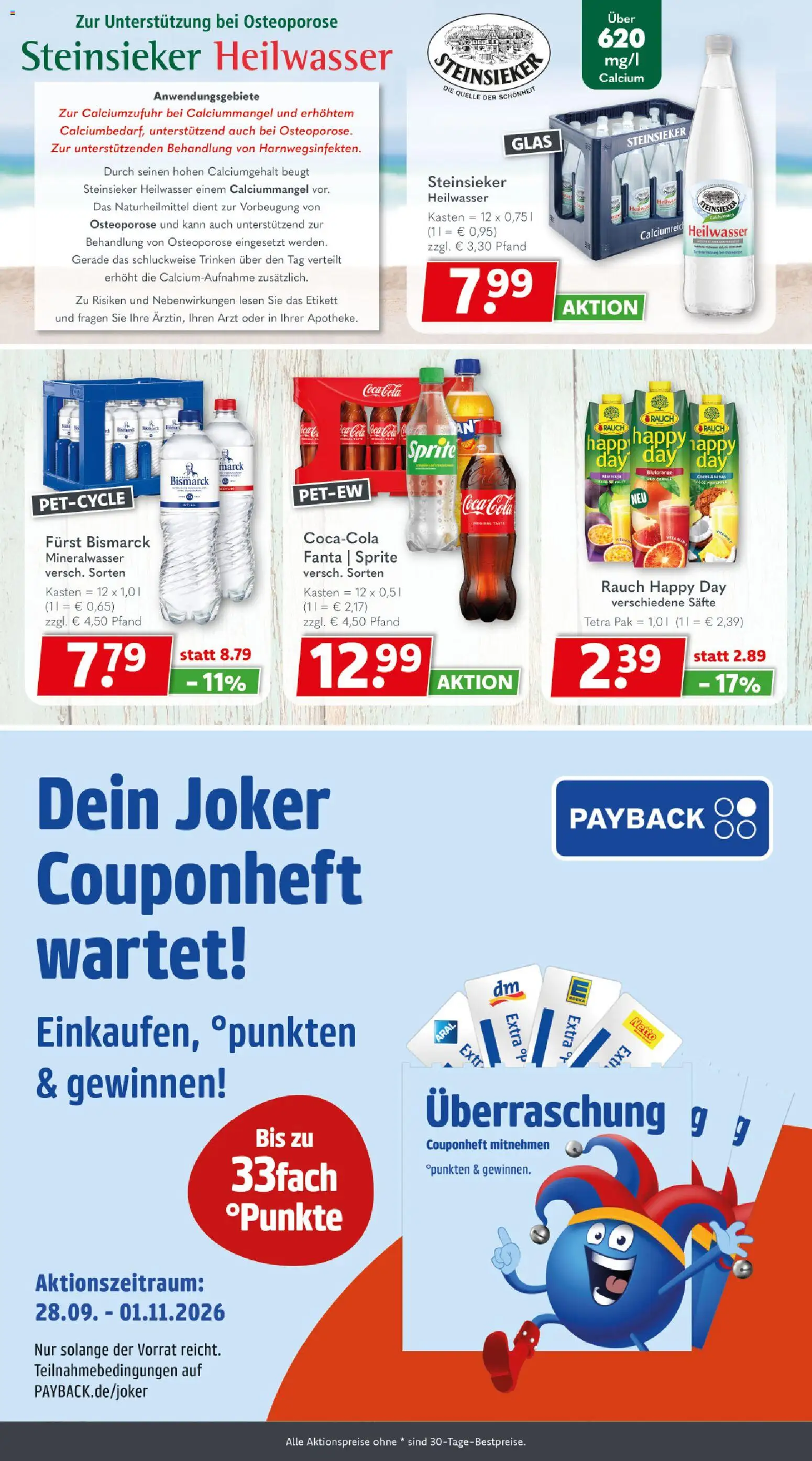 Getränkeland Prospekt Berlin - Brandenburg – gültig ab 12.10.2026 | Seite: 4 | Produkte: Coca cola, Fanta, Cola, Mineralwasser