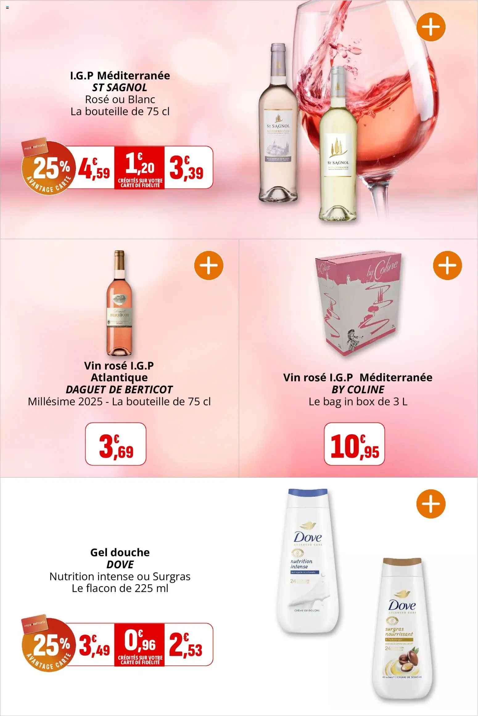 {H1} | Page: 19 | Produits: Gel douche, Douche, Vin, Crème
