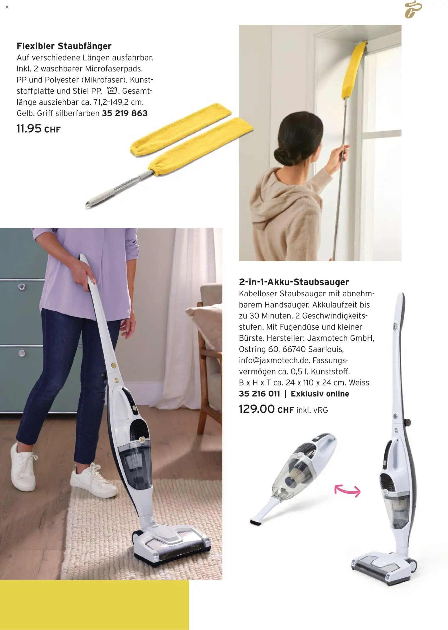 Tchibo aktionen Alpaka cleaning collection – gültig ab 04.08.2026 | Seite: 15 | Produkte: Staubsauger