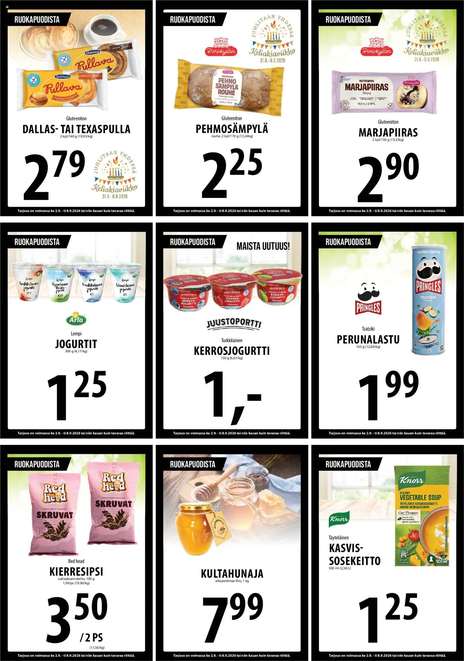 Tuuri tarjoukset – voimassa 02/09/2026 alkaen | Sivu: 9 | Tuotteet: Tzatziki, Jogurtti
