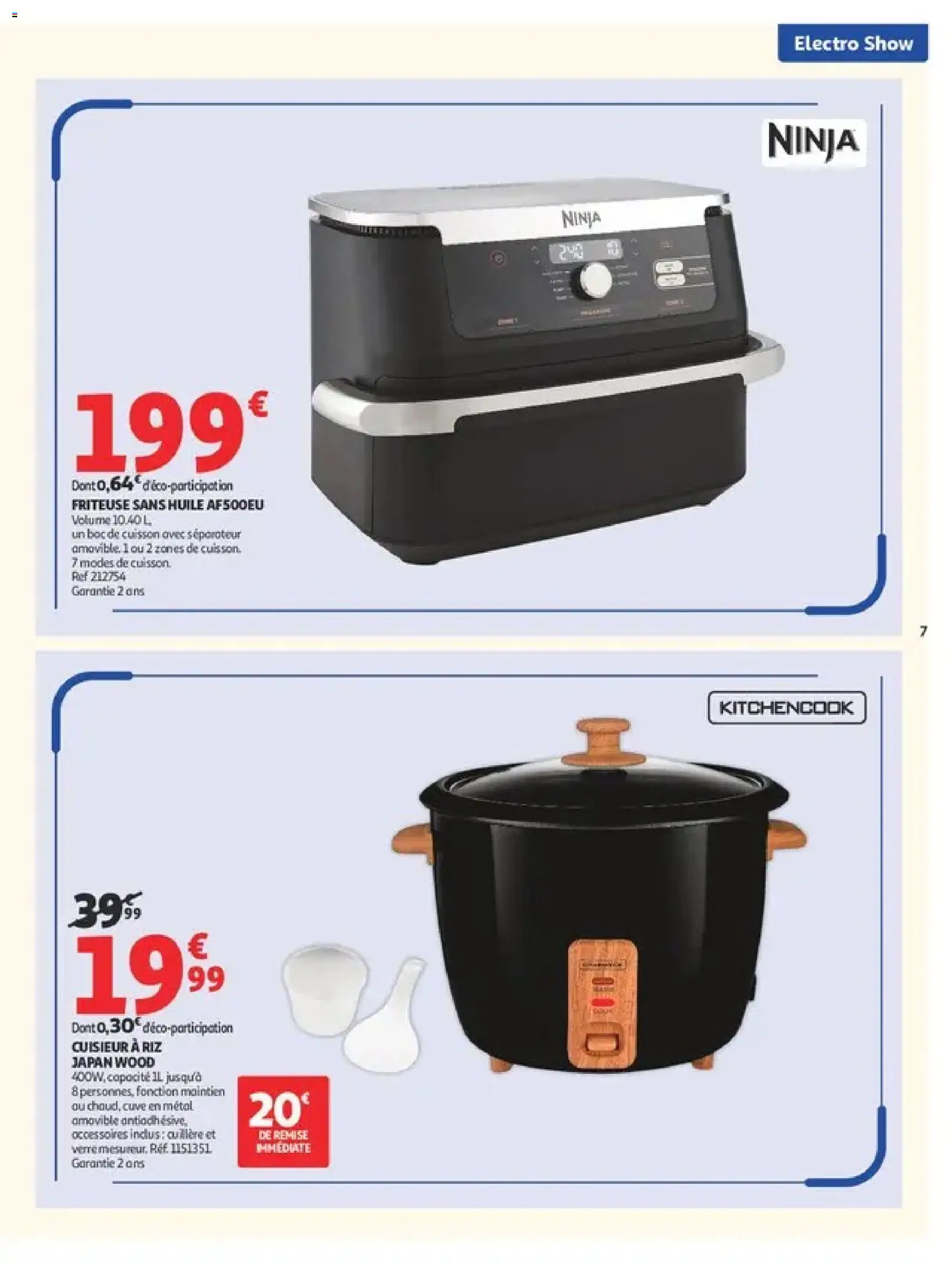 {H1} | Page: 7 | Produits: Cuiseur, Friteuse sans huile, Air fryer, Cuiseur a riz