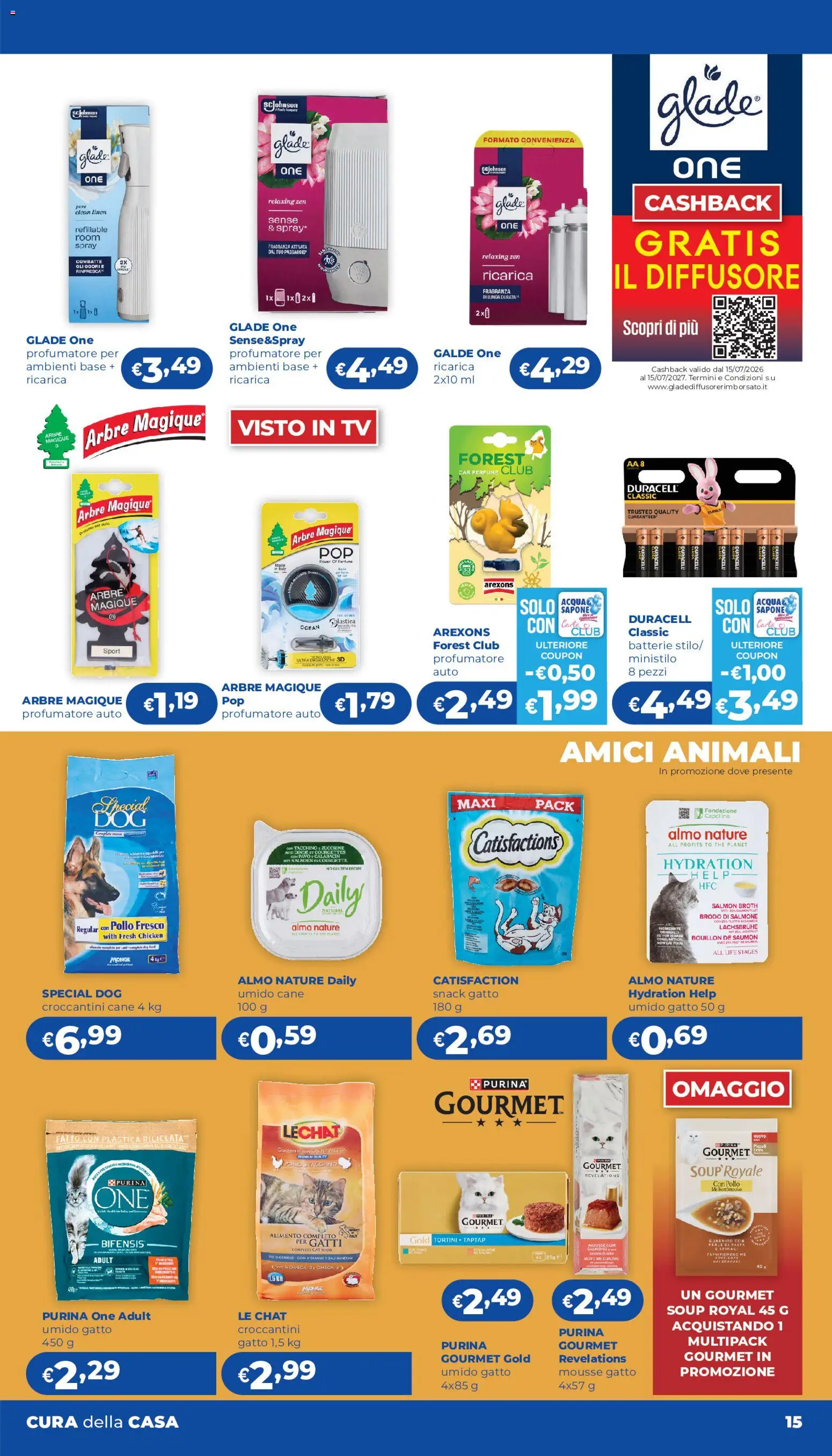 Volantino Acqua e Sapone del 24/09/2026 | Pagina: 15 | Prodotti: Tacchino, Zucchine, Omega 3, Batterie