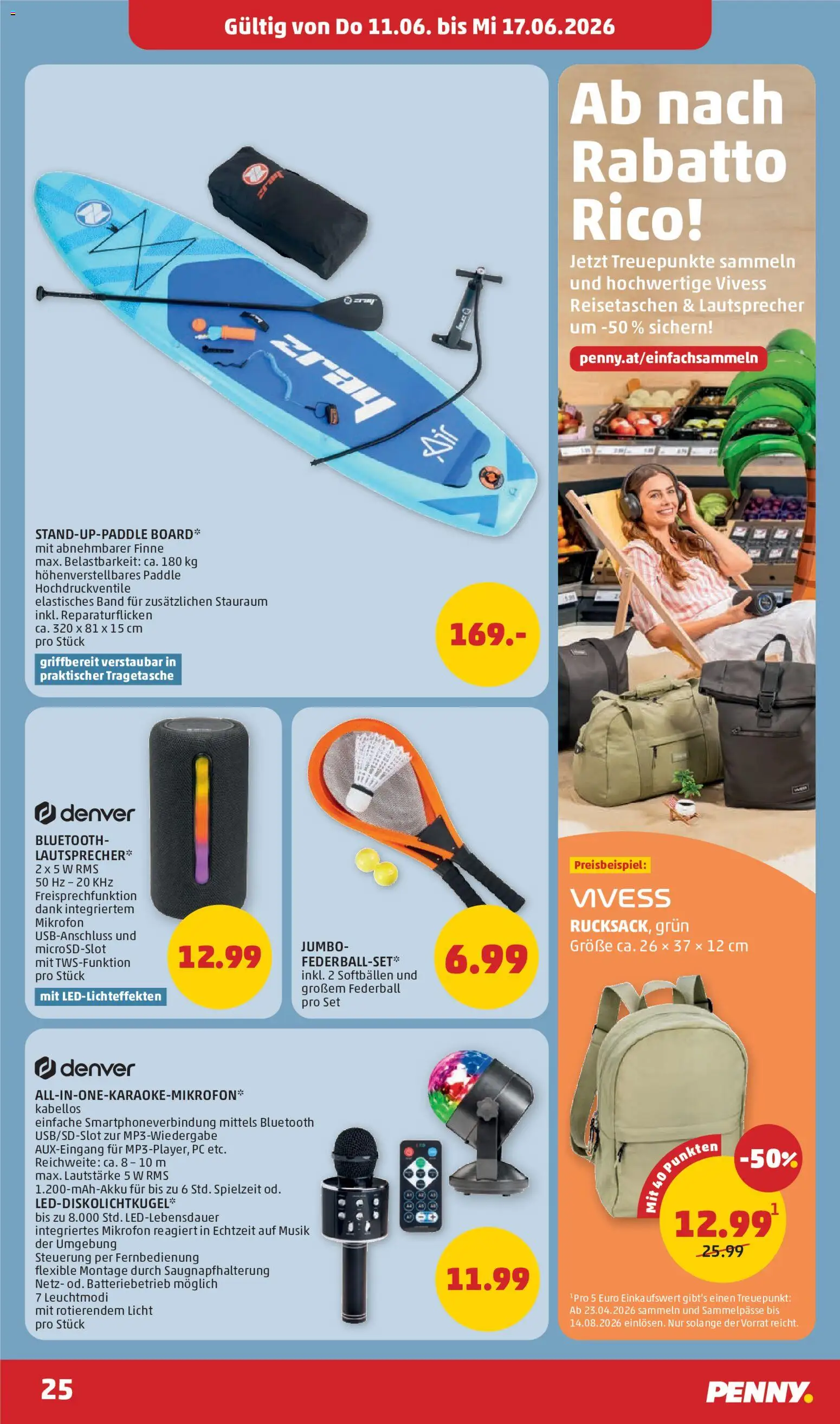 Penny Markt - Flugblatt gültig ab 11.06.2026 | Seite: 25 | Produkte: PC, Mikrofon, Lautsprecher