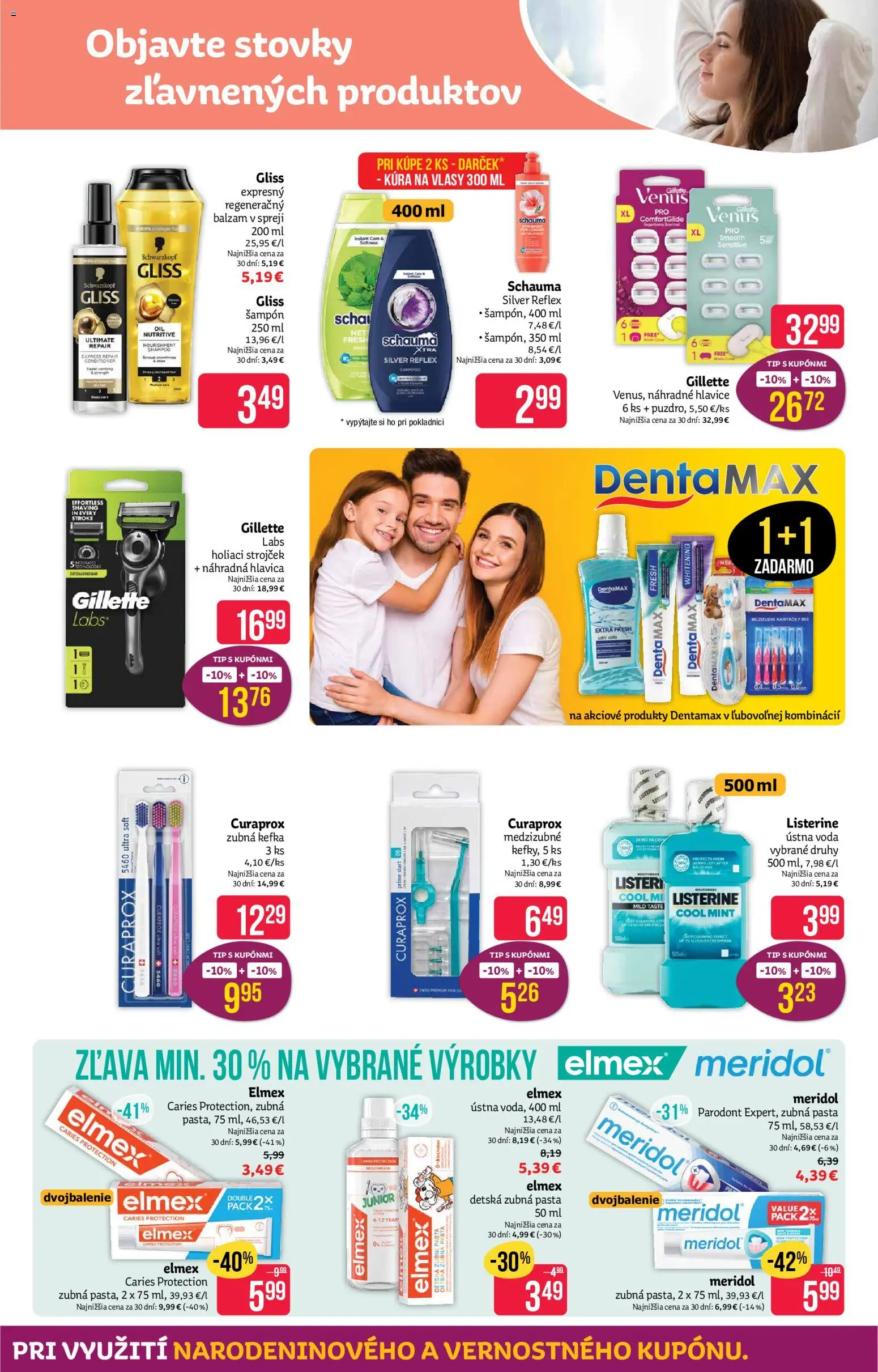Nové Teta drogerie akcie – leták je platný od 28.09.2026 | Strana: 9 | Produkty: Zubná kefka, Strojček, Holiaci strojček, Voda