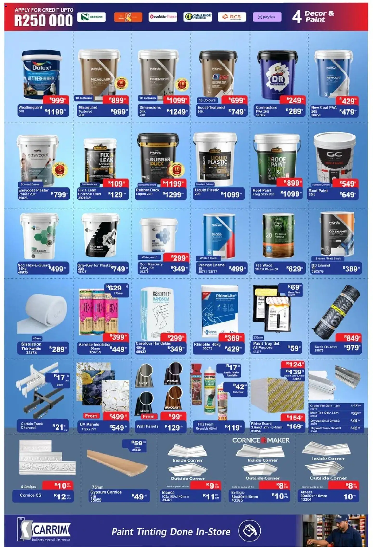 New K. Carrim catalogue – valid from 29.05.2026 | Page: 4 | Products: Gloss, Coat, Tray, Foam