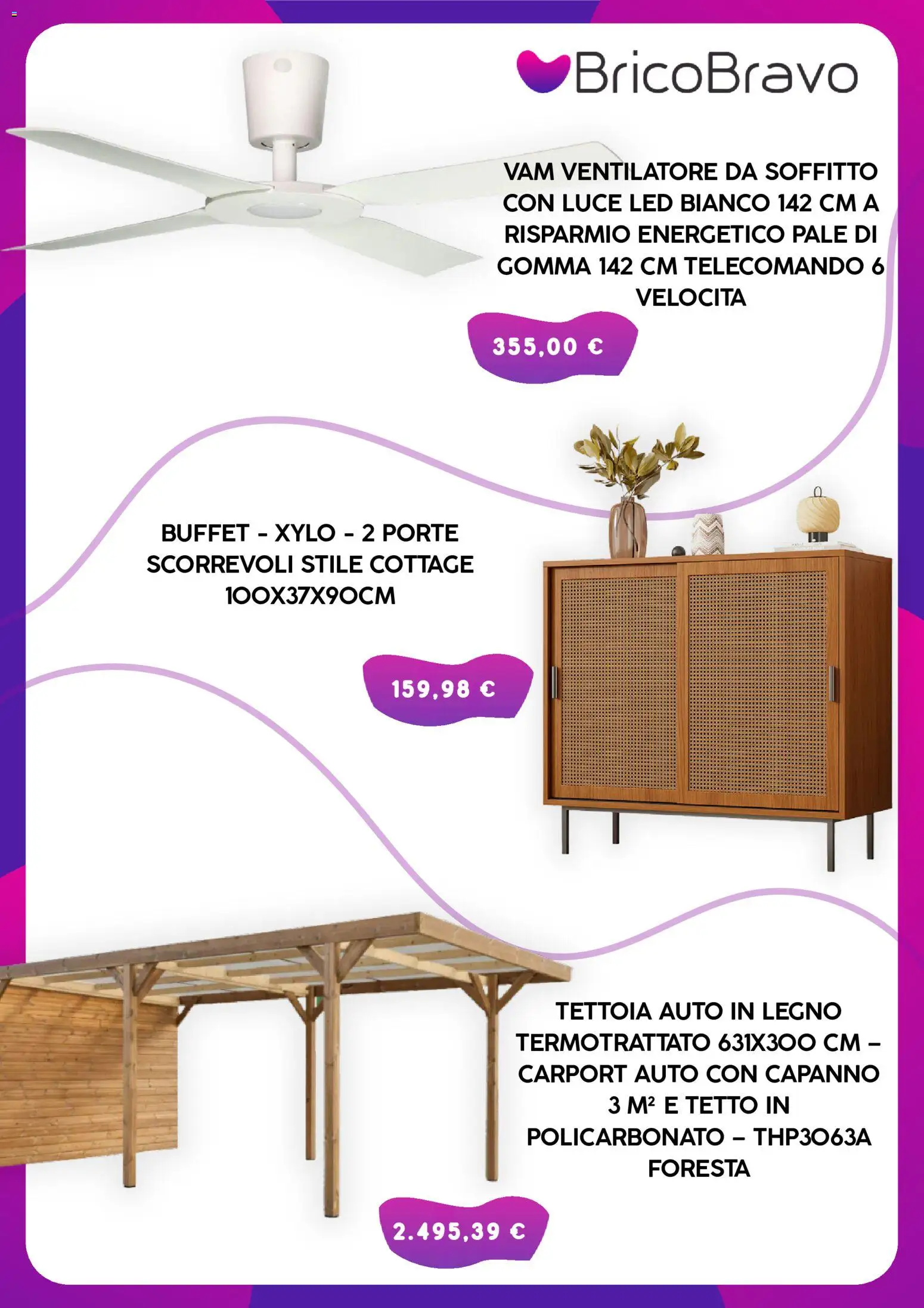 Volantino Brico Bravo del 07.05.2026 | Pagina: 2 | Prodotti: Ventilatore, Telecomando