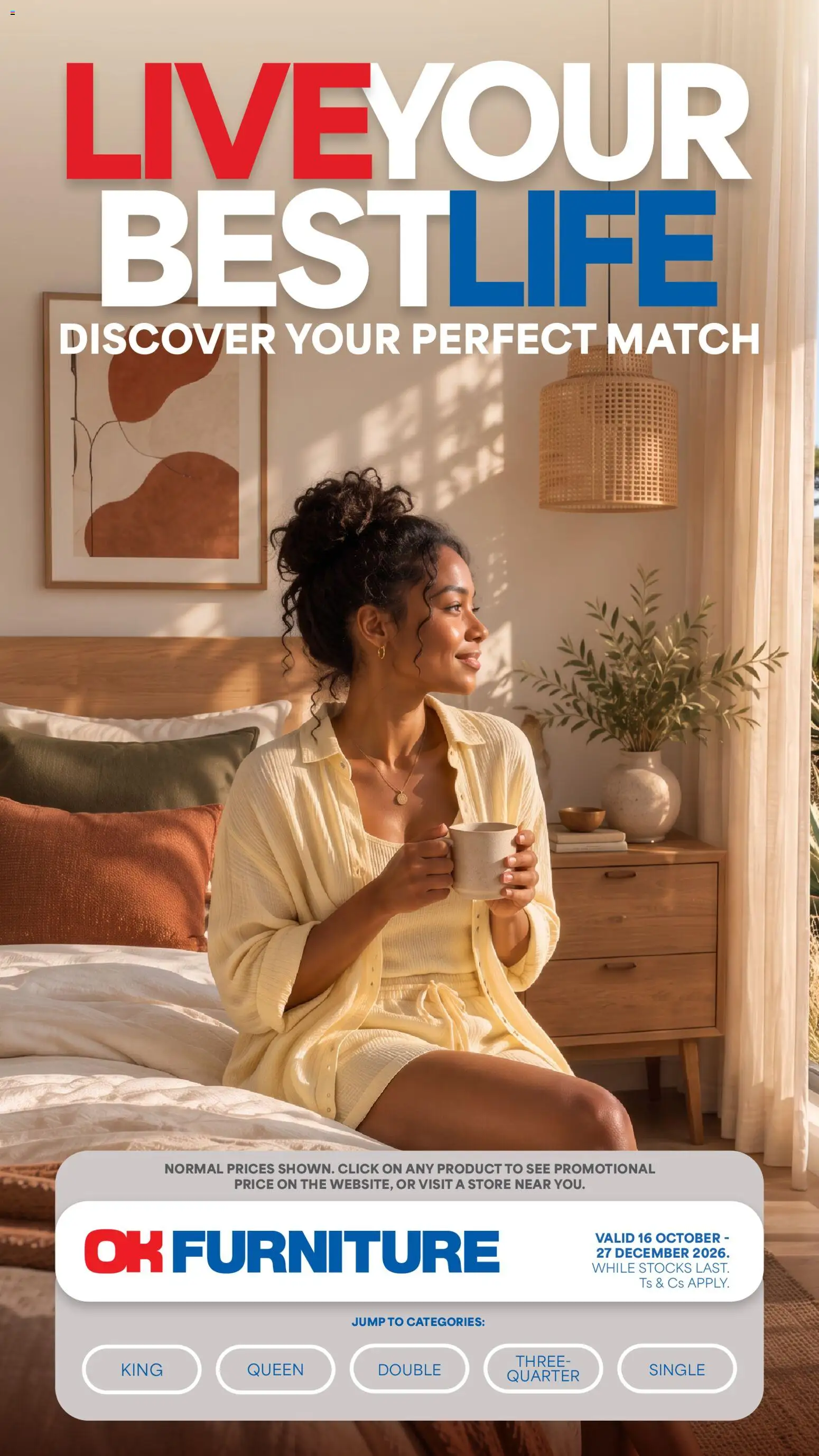 New OK Furniture catalogue – valid from 16/10/2026 | Page: 1