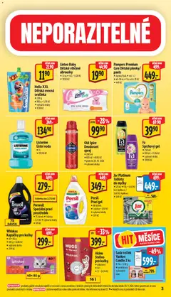Náhled letáku Old Spice Deodorant sprej, 200 ml • 100 ml = 49,95 Kč • platí do 20. 10. 2026 • vybrané druhy od 07.10.2026 | Strana: 7 | Produkty: Deodorant, Kapsičky pro kočky, Pampers, Pants