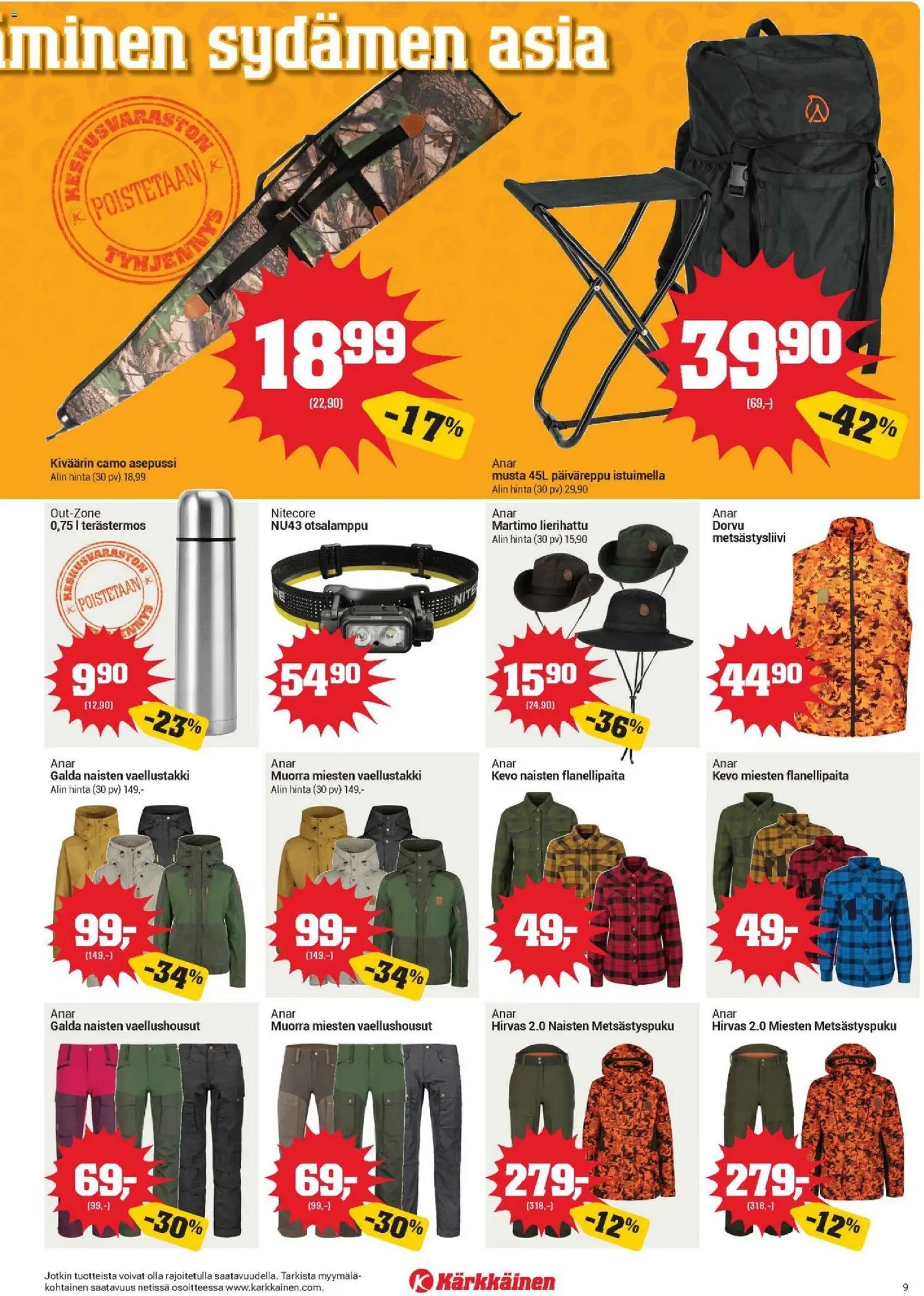 Kärkkäinen tarjoukset – voimassa 19/08/2026 alkaen | Sivu: 9
