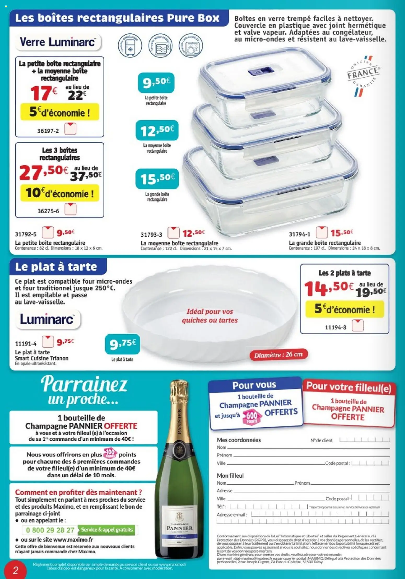 {H1} | Page: 2 | Produits: Four, Champagne
