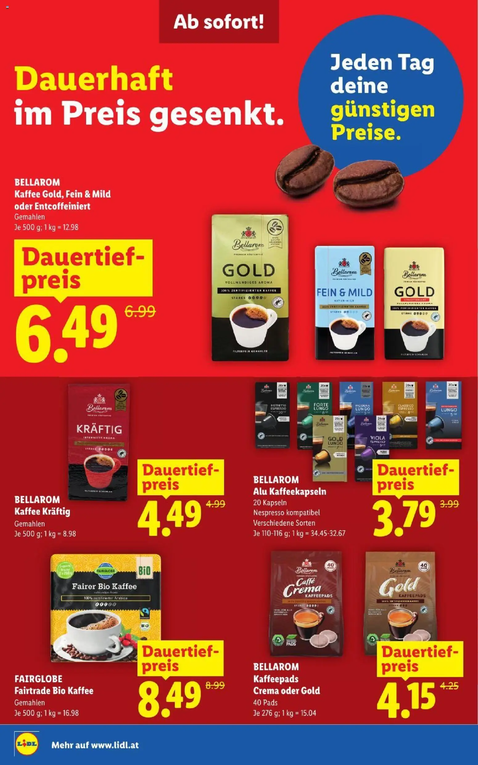 Lidl - Flugblatt gültig ab 16.07.2026 | Seite: 4 | Produkte: Kaffee