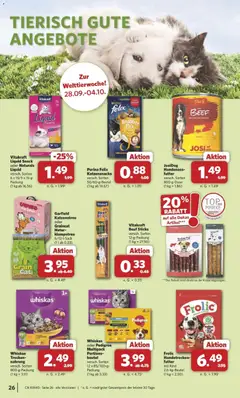 Combi Prospekt Detmold ab 28.09.2026 gültig | Seite: 26 | Produkte: Pedigree, Whiskas