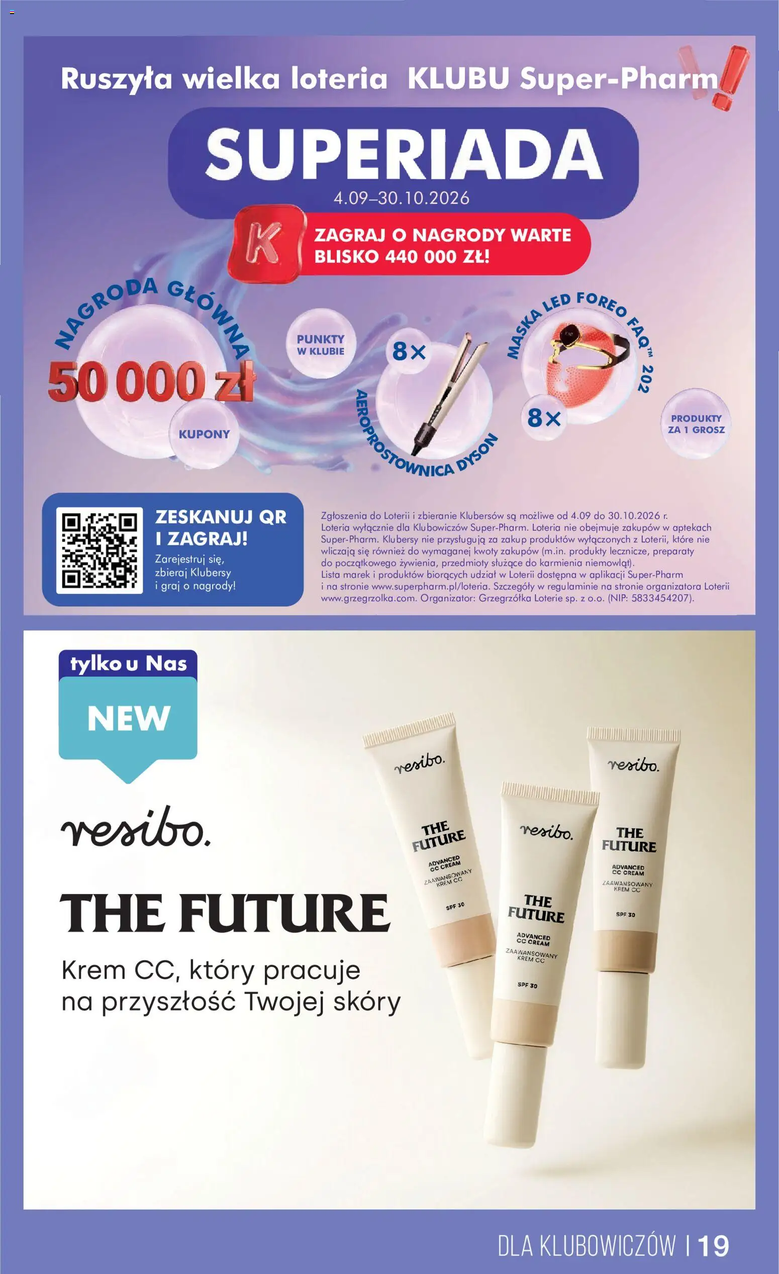 Super-pharm gazetka od 19.09.2026 | Strona: 19 | Produkty: Krem CC, Krem