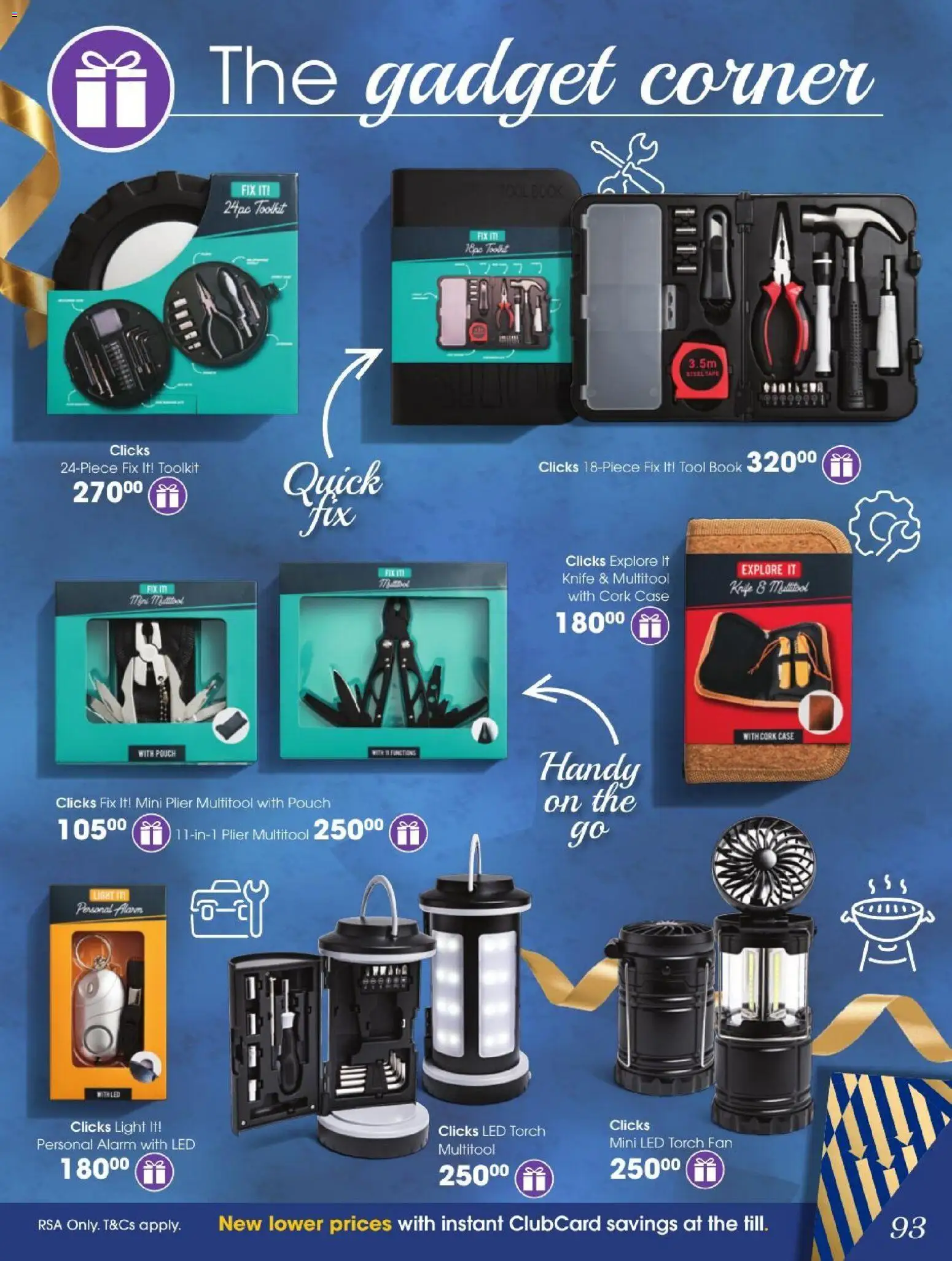 New Clicks catalogue – valid from 27/10/2026 | Page: 93 | Products: Case, Fan, Light