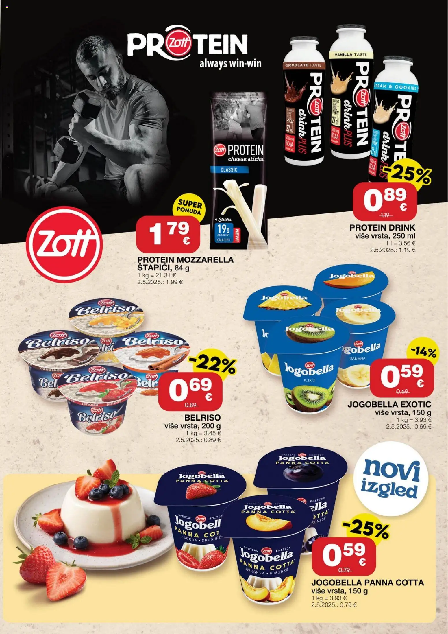 Stanić Diskont katalog | vrijedi od 23.07.2026 | Stranica: 5 | Proizvodi: Mozzarella, Kivi, Breskva