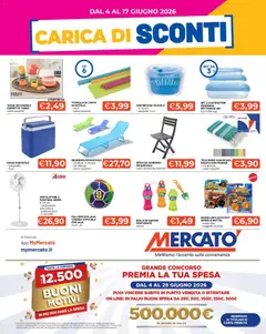 Anteprima del volantino Mercatò volantino Carica di Sconti valido a partire dal 04.06.2026