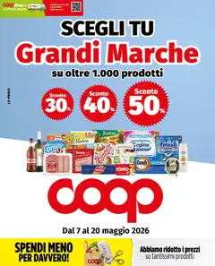 Anteprima del volantino COOP volantino valido a partire dal 07.05.2026