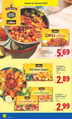 Vista previa EL TEQUITO Nuggets de chili con queso, Nuggets de chili con queso 300 g válido desde el 18.05.2026 | Página: 28