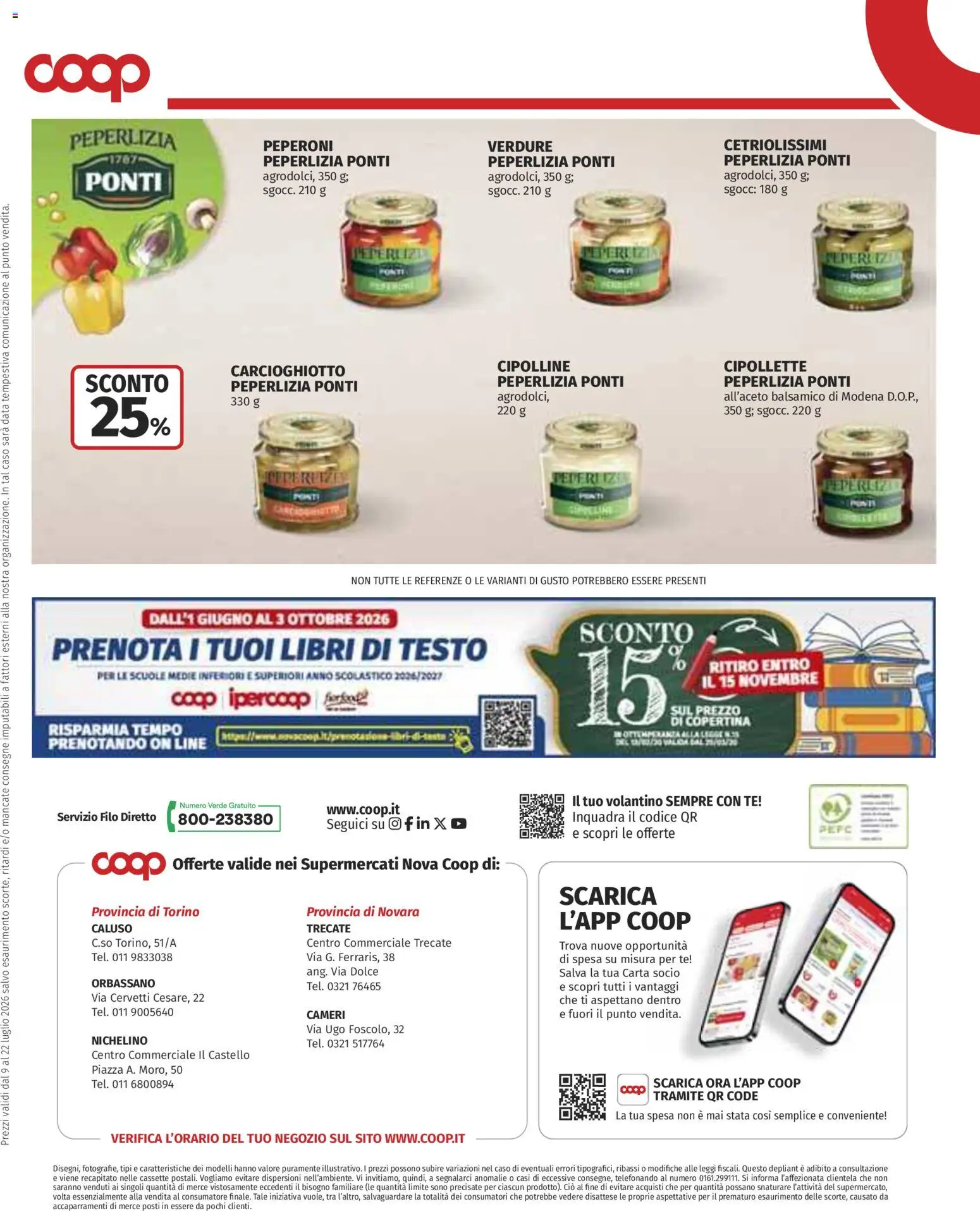 Volantino COOP del 09/07/2026 | Pagina: 22 | Prodotti: Peperoni, Verdure, Data, Cipolline
