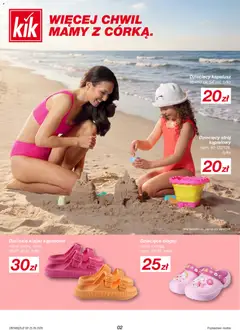 Pogląd oferty "Kik gazetka" - ważna od 25.05.2026 | Strona: 2 | Produkty: Strój kąpielowy, Klapki, Kapelusz