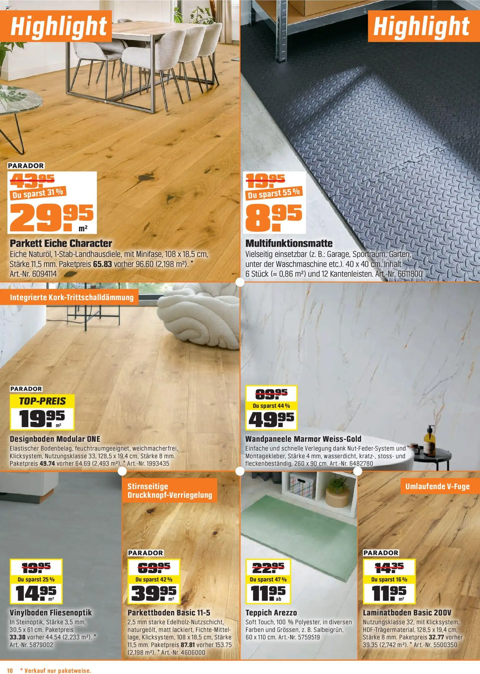 OBI - UNSERE SUPERDEALS! – gültig ab 01.09.2026 | Seite: 10 | Produkte: Teppich, Waschmaschine