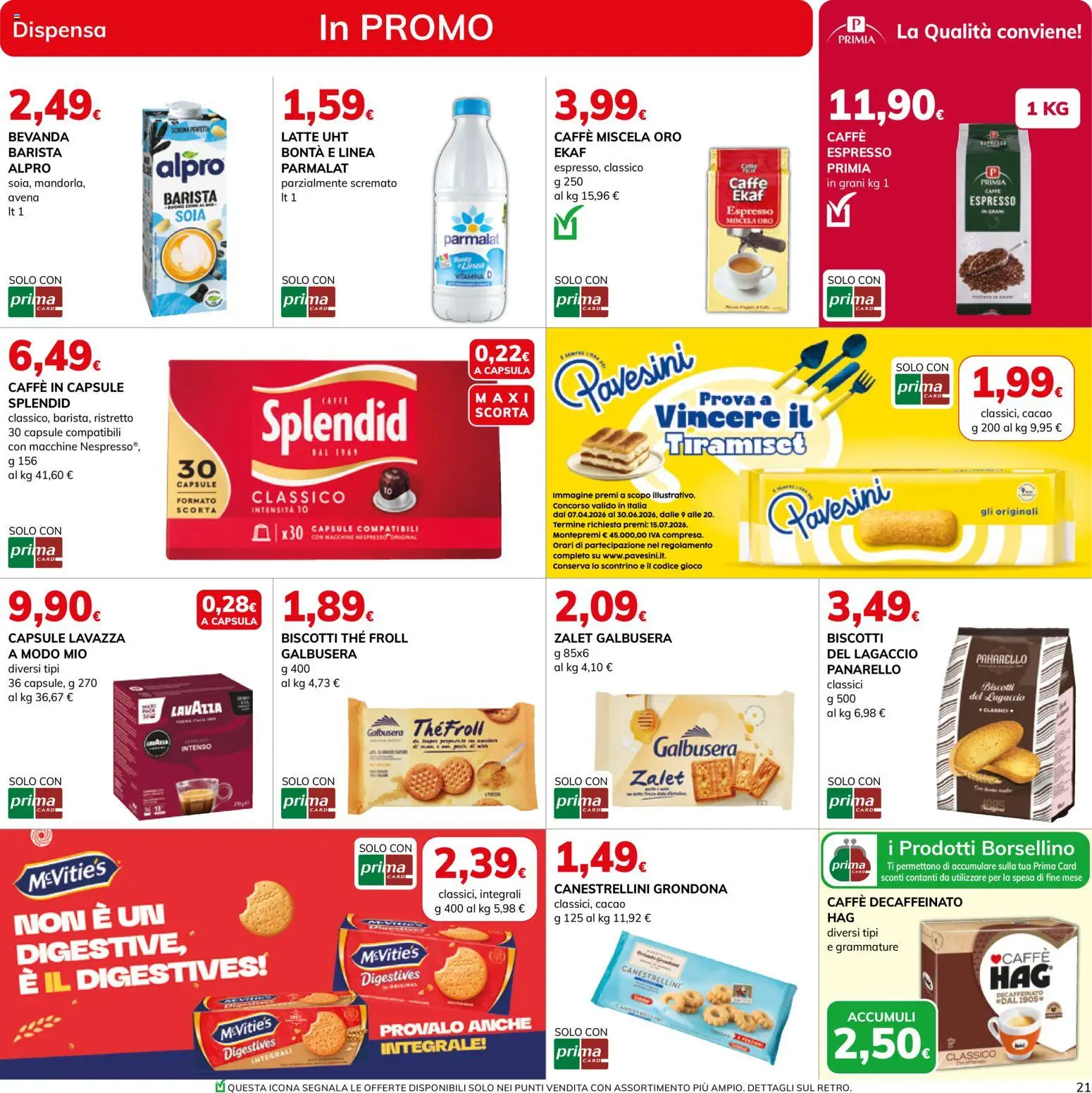 Volantino Basko del 07.05.2026 | Pagina: 21 | Prodotti: Caffè, Latte, Gioco, Lavazza