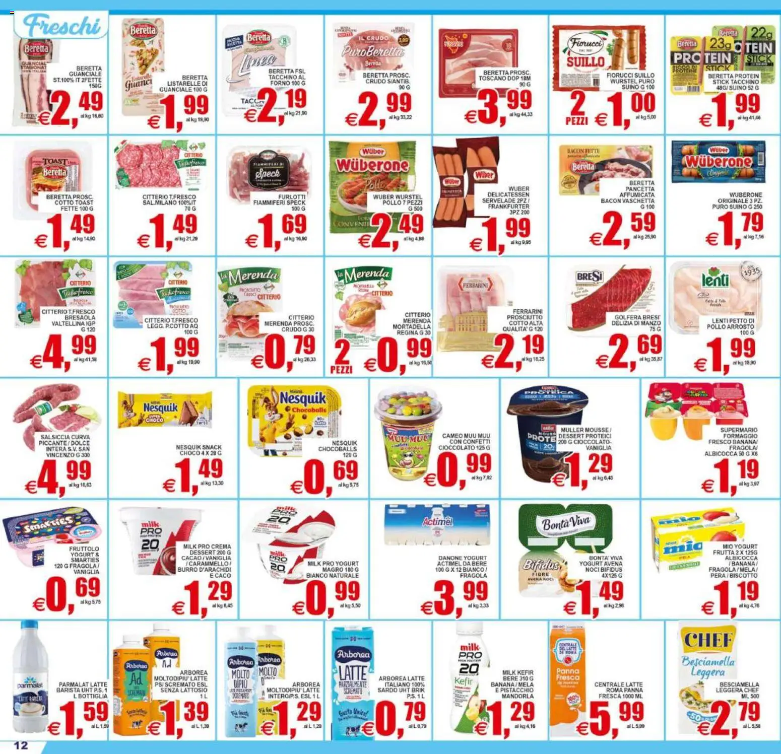 Volantino Pewex del 01/07/2026 | Pagina: 12 | Prodotti: Cioccolato, Bresaola, Frutta, Noci