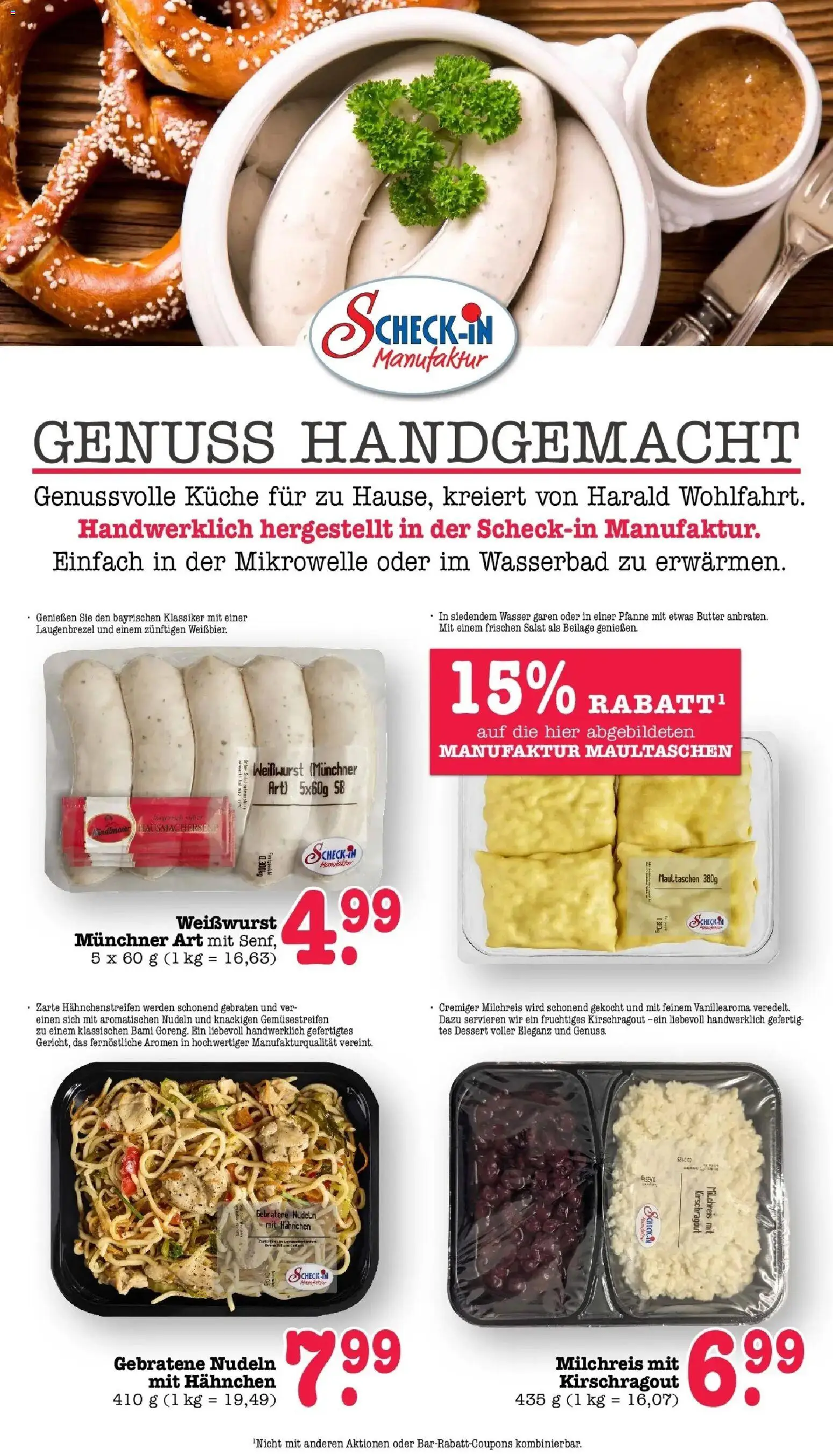 Edeka Prospekt Offenbach (ab 31.08.2026) » Angebote Online | Seite: 8 | Produkte: Mikrowelle, Butter, Küche, Weißwurst