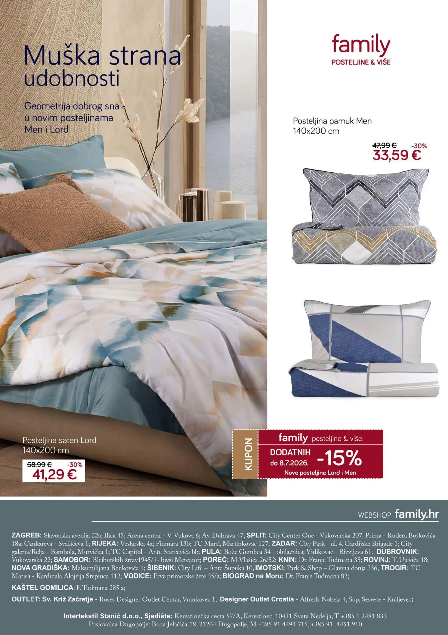 Stanić Diskont katalog | vrijedi od 25.06.2026 | Stranica: 15 | Proizvodi: Posteljina