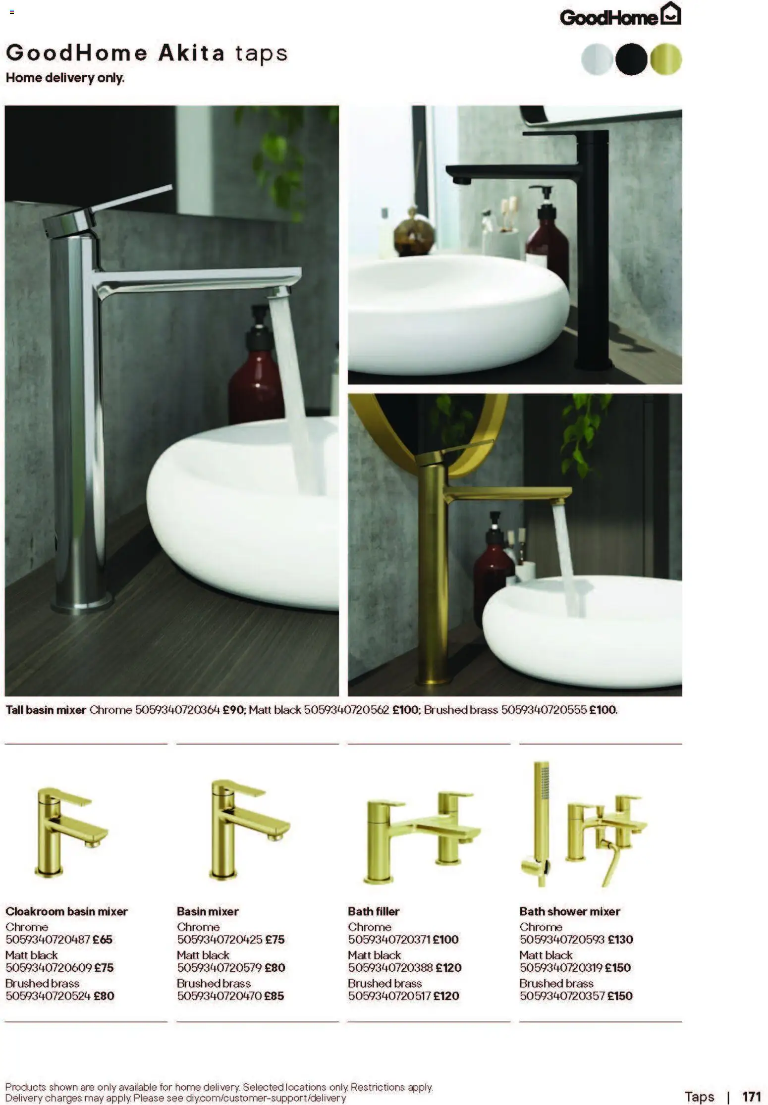 {H1} | Page: 171 | Products: Bath, Shower, Mixer