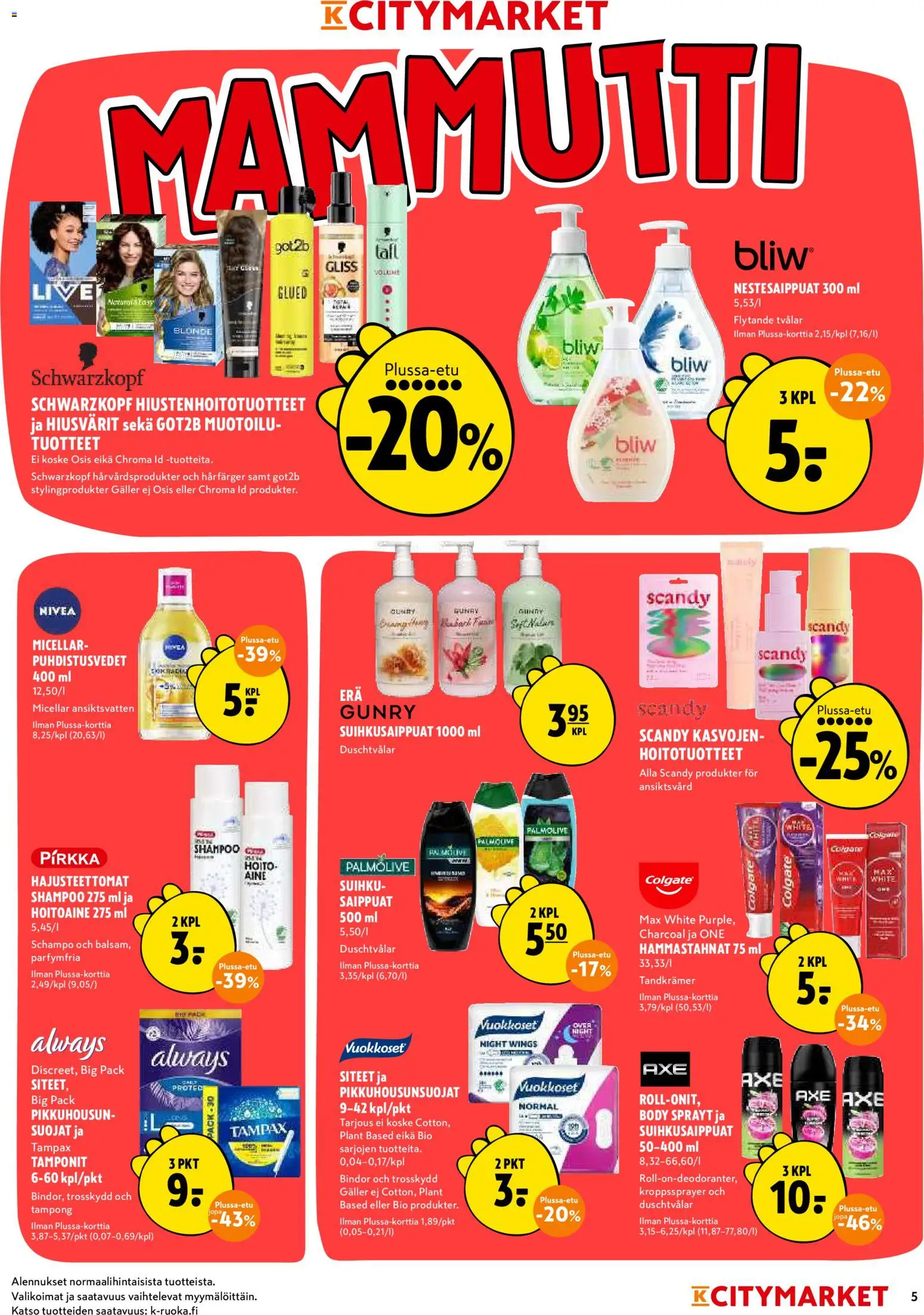 K-Citymarket tarjoukset – voimassa 10/08/2026 alkaen | Sivu: 5