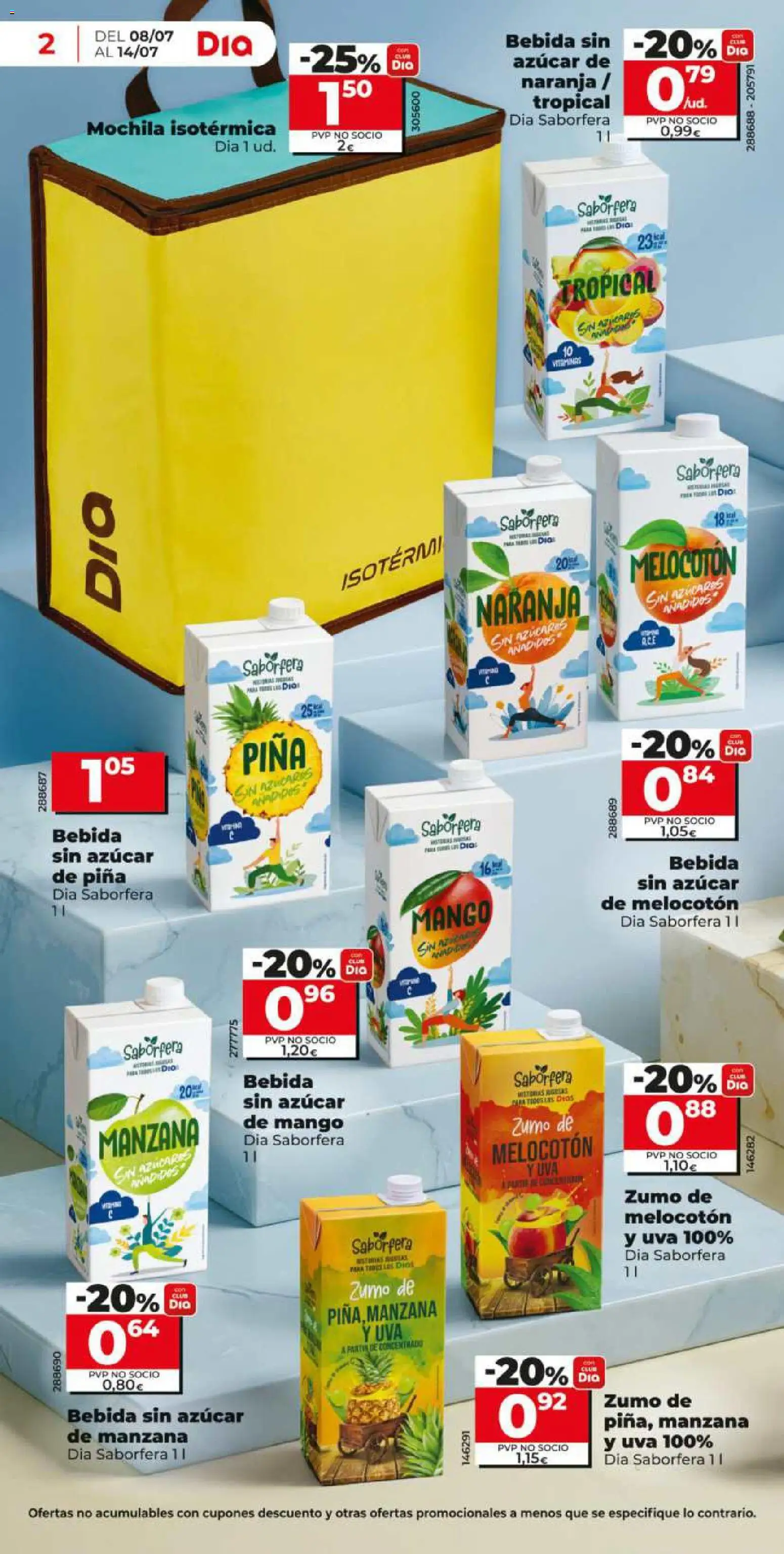 Dia - folleto Market │ válido desde el 08/07/2026 | Página: 2 | Productos: Mochila, Piña, Manzana, Ρούτερ