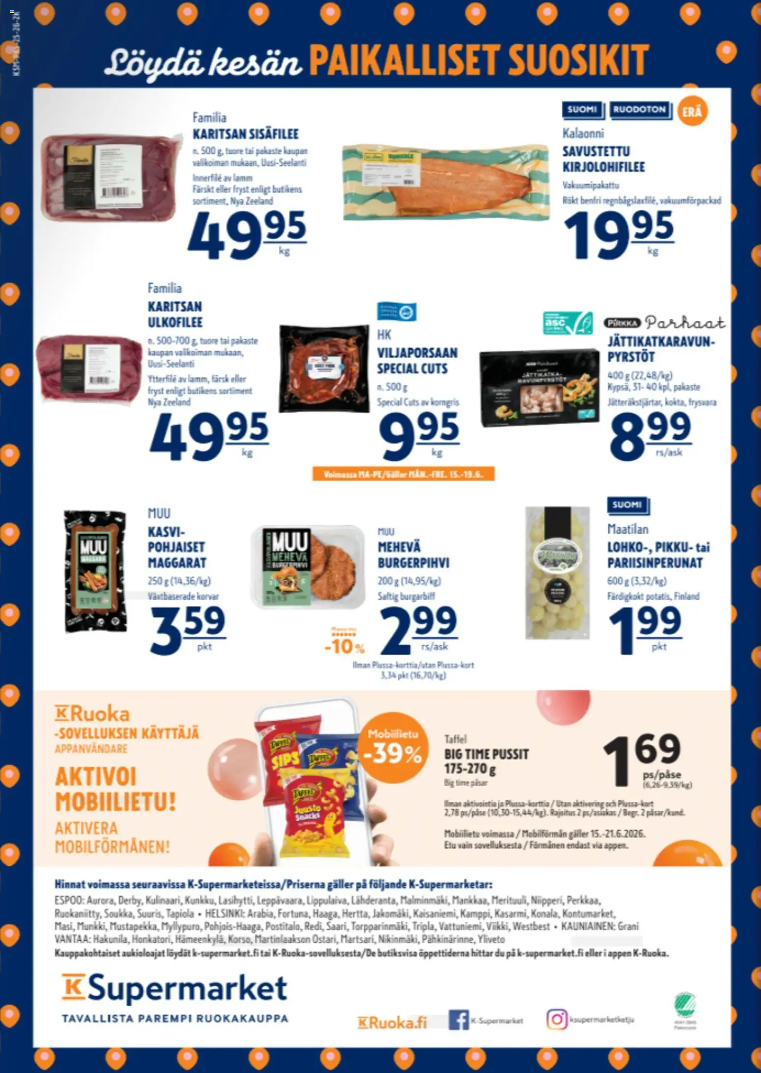 K-Supermarket tarjoukset – voimassa 15.06.2026 alkaen | Sivu: 4