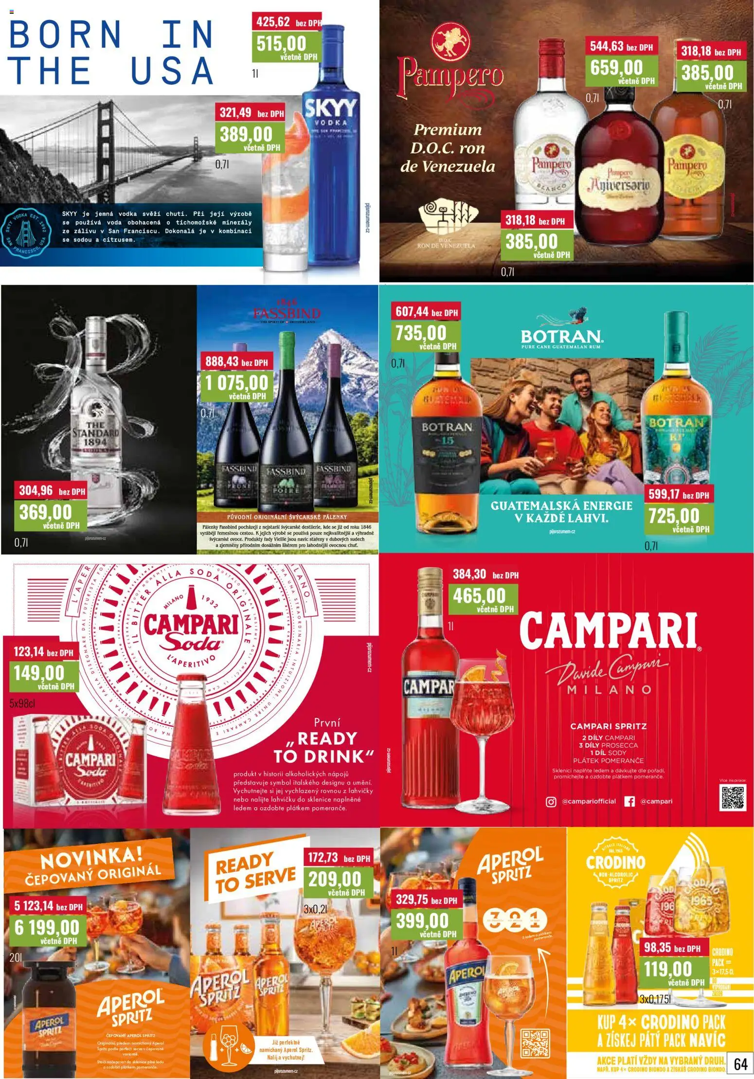 Ratio leták od 01.08.2026 | Strana: 65 | Produkty: Crodino, Voda, Pomeranče, Spritz