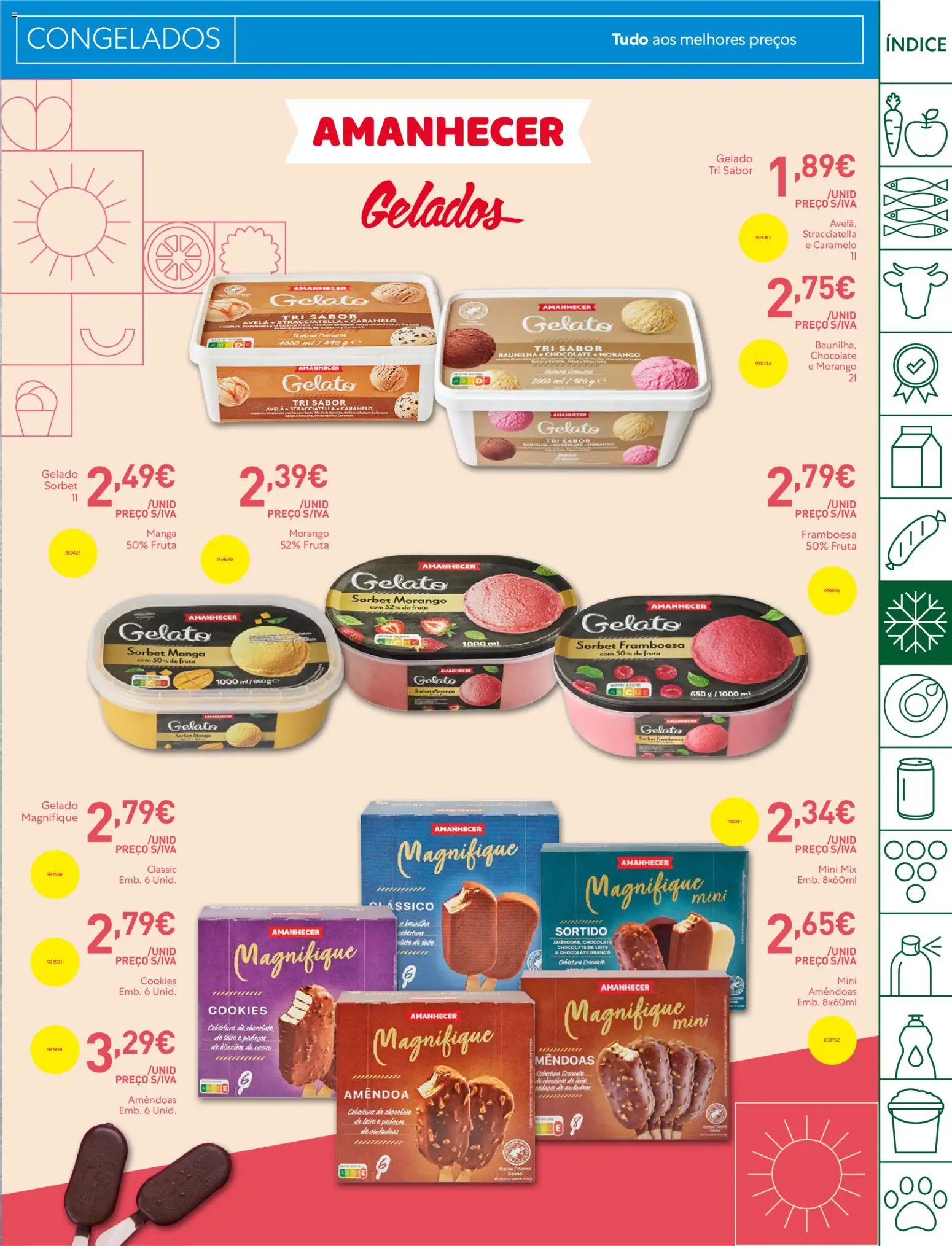 Recheio folheto Madeira │ válido de 30/06/2026 | Página: 17 | Produtos: Amêndoas, Gelado, Leite, Chocolate