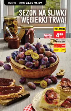 Pogląd oferty "Biedronka gazetka od czwartku" - ważna od 24.09.2026 | Strona: 35 | Produkty: Śliwki