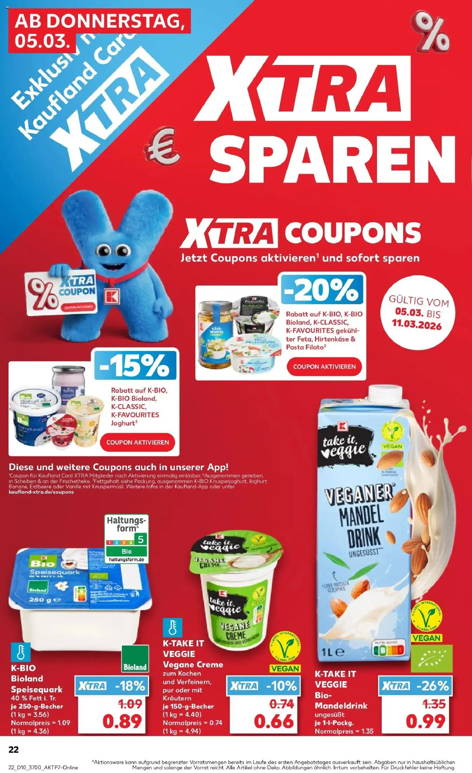 Kaufland Prospekt Lutherstadt Wittenberg	 – gültig ab 02.03.2026 | Seite: 34 | Produkte: Quark, Joghurt, Pasta, Speisequark