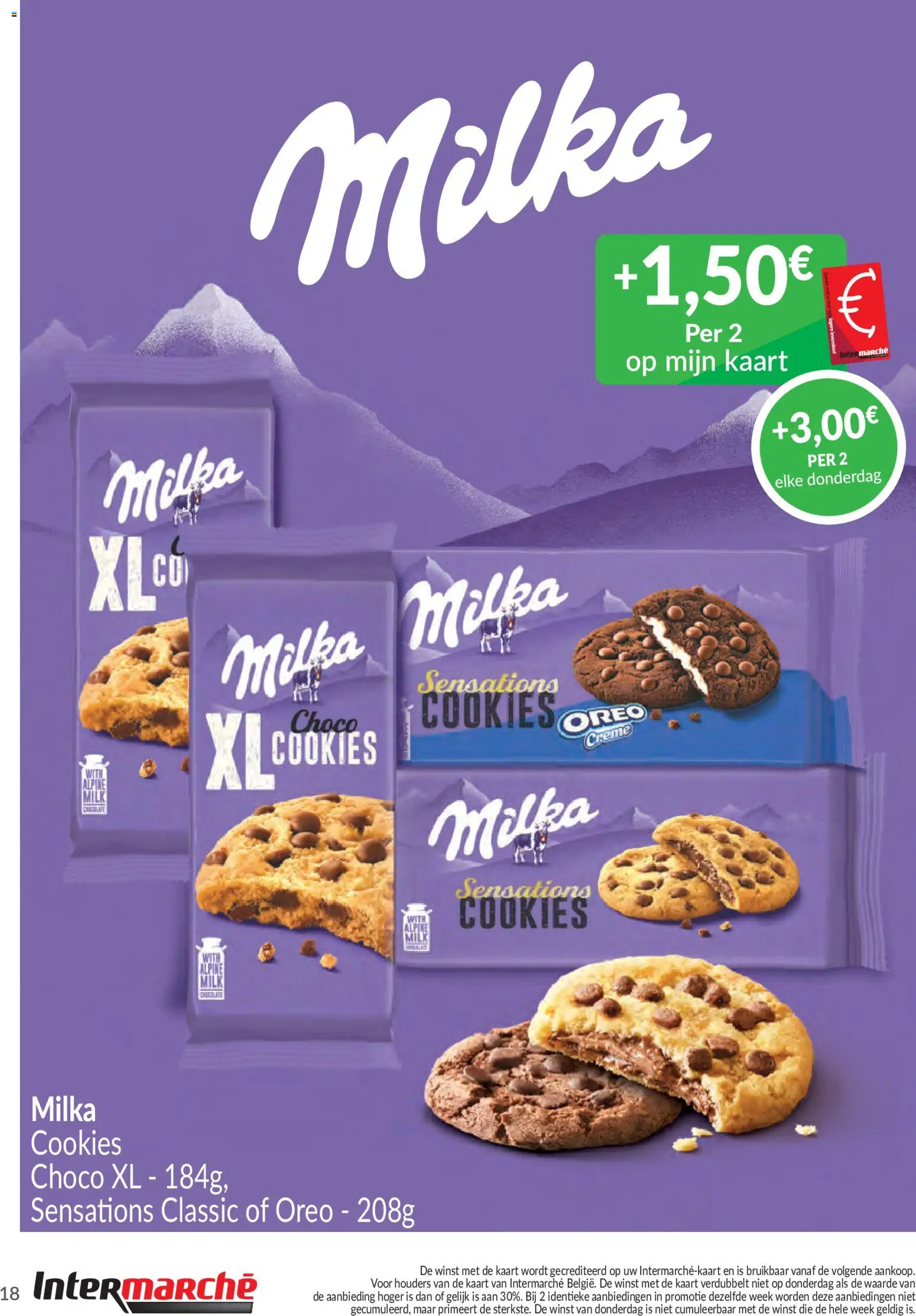 {H1} | Pagina: 18 | Producten: Oreo, Crème, Kaart