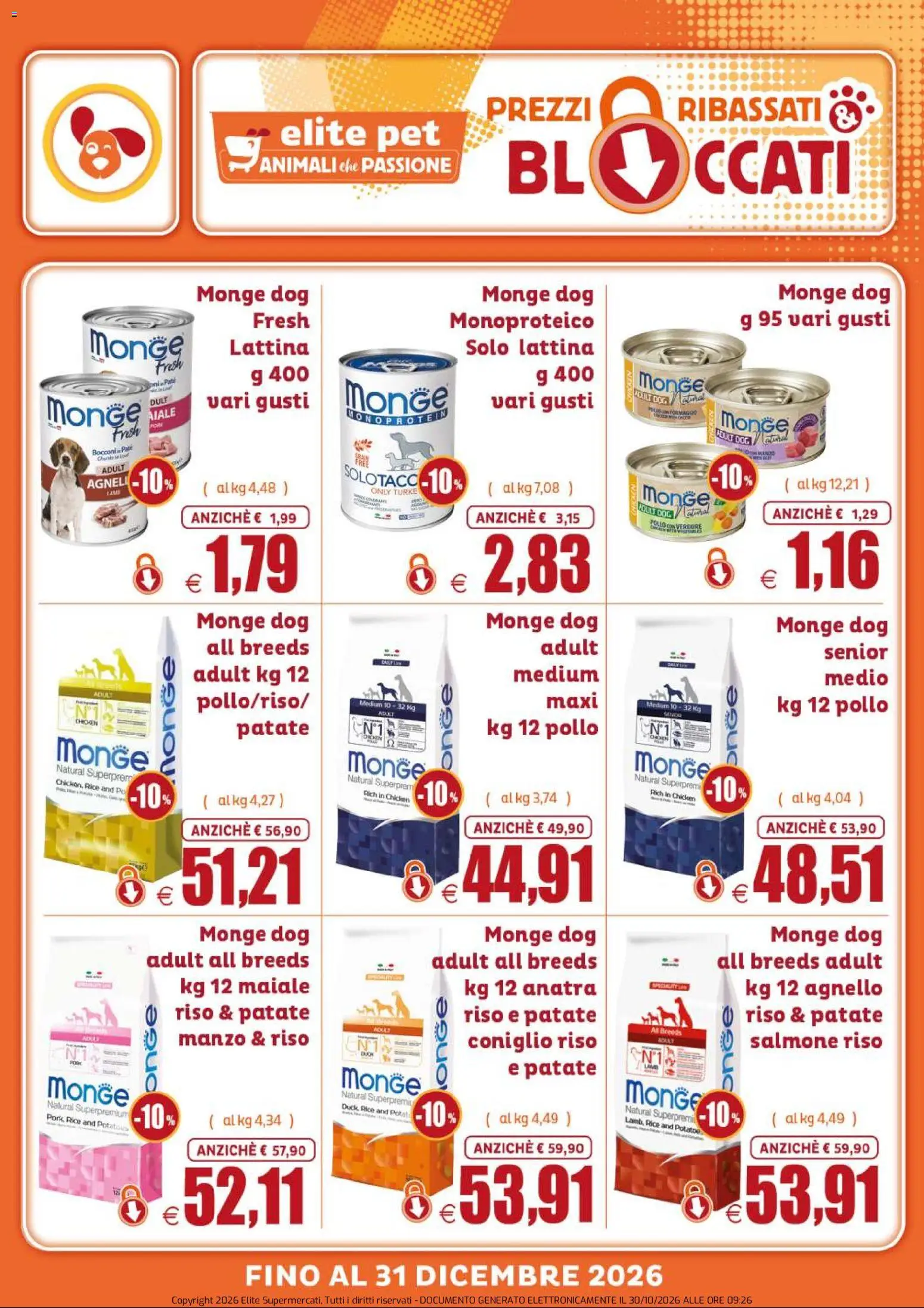 Volantino Elite Supermercati del 30/10/2026 | Pagina: 3