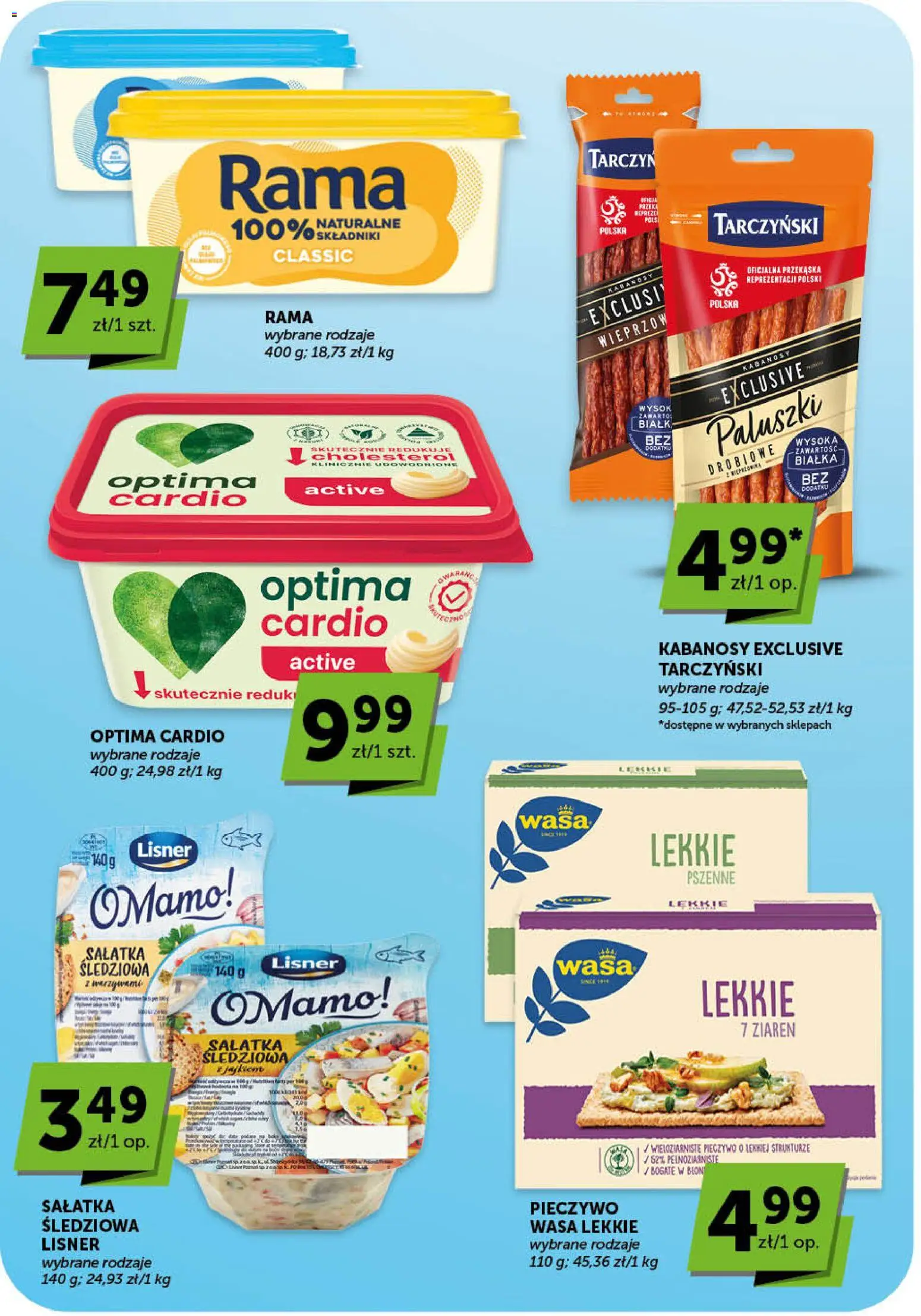 ABC gazetka - Market od 21.05.2026 | Strona: 11 | Produkty: Optima cardio, Kabanosy, Paluszki, Sałatka