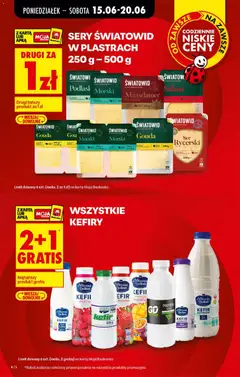Pogląd oferty "Biedronka gazetka od poniedziałku" - ważna od 15.06.2026 | Strona: 6 | Produkty: Mango, Karta, Kefir naturalny, Ser