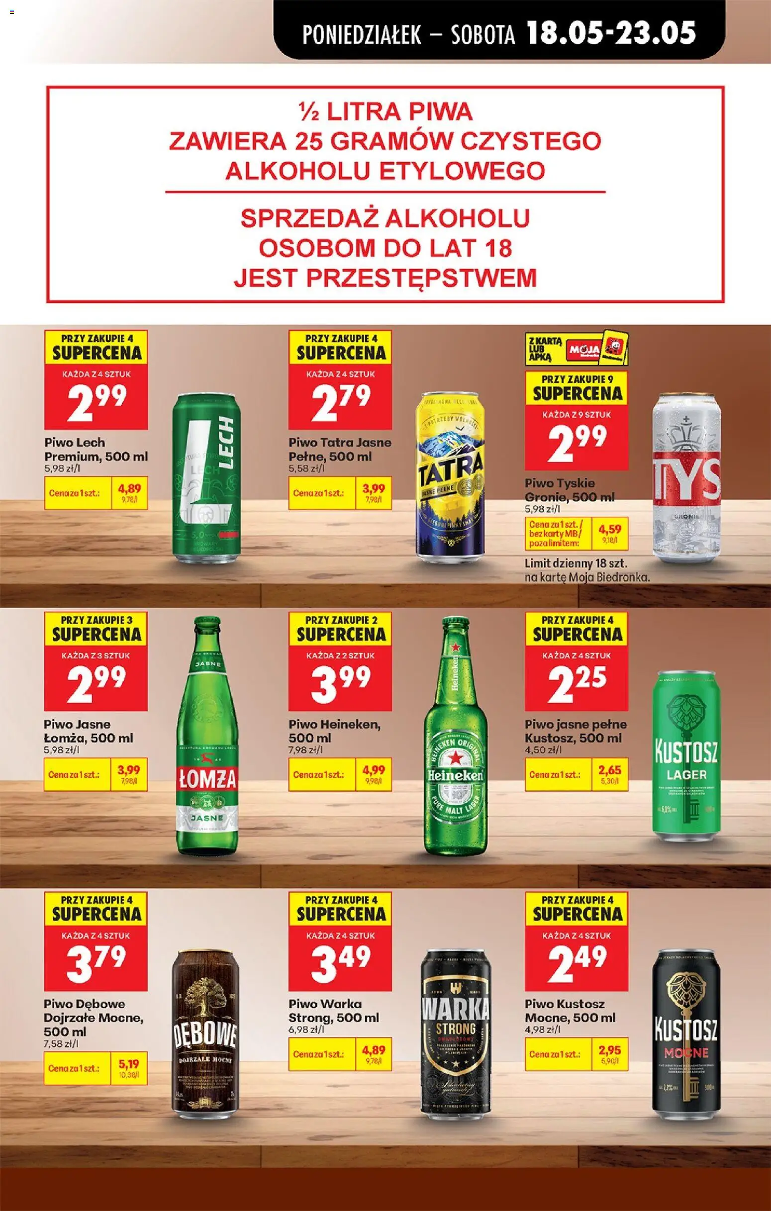 Biedronka Polsko leták od 18.05.2026 | Strana: 69 | Produkty: Heineken, Karty