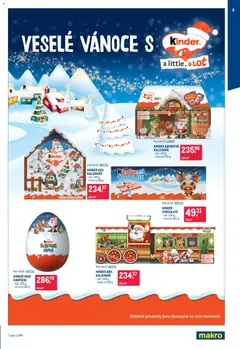 Náhled letáku Makro leták - Mikulášské čokolády od 07.10.2026 | Strana: 9 | Produkty: Adventní kalendář, Kalendář, Kinder adventní kalendář, Kinder
