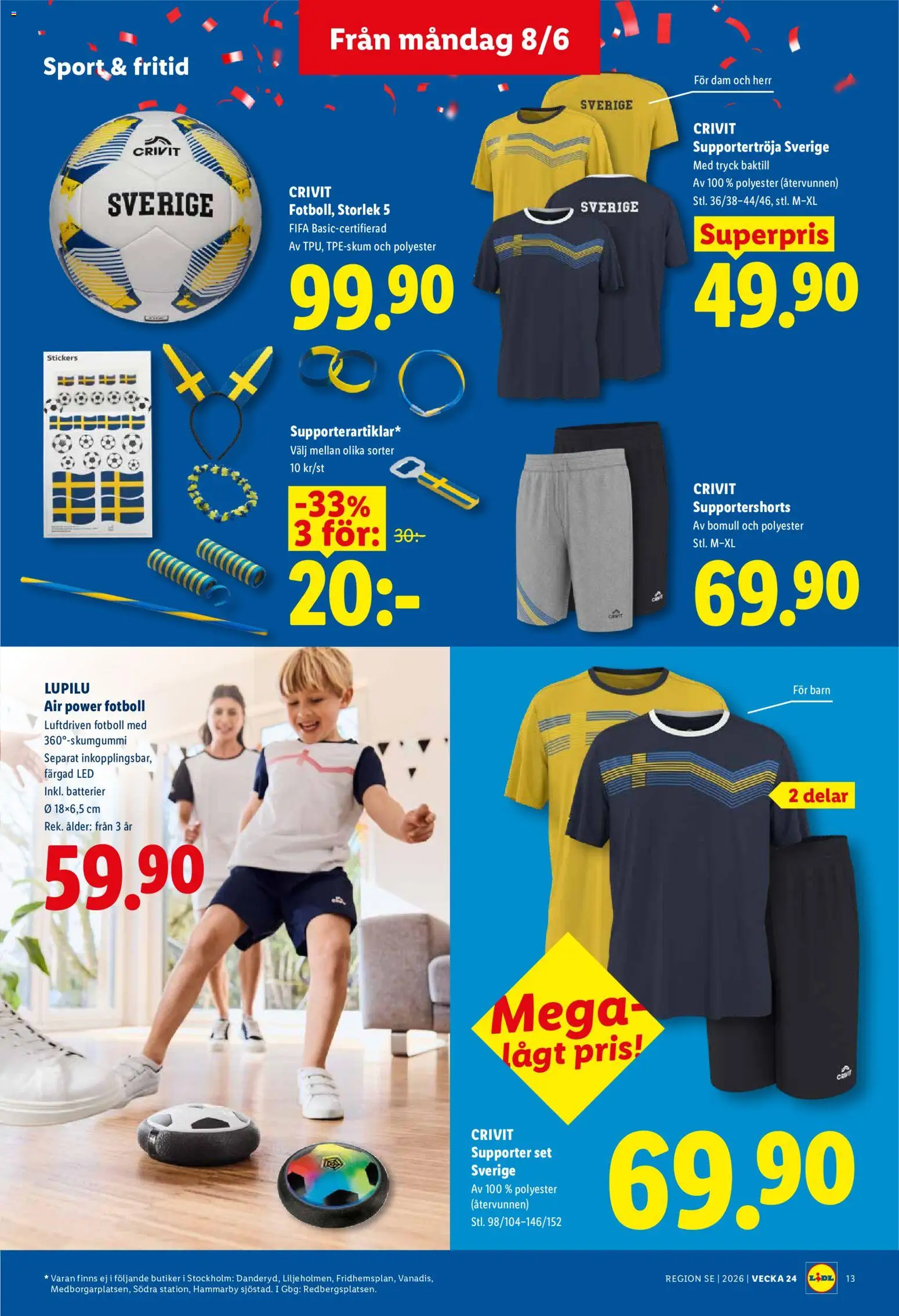 Lidl reklamblad aktuell från 08.06.2026 | Sida: 15 | Produkter: Batterier, Fotboll, Set
