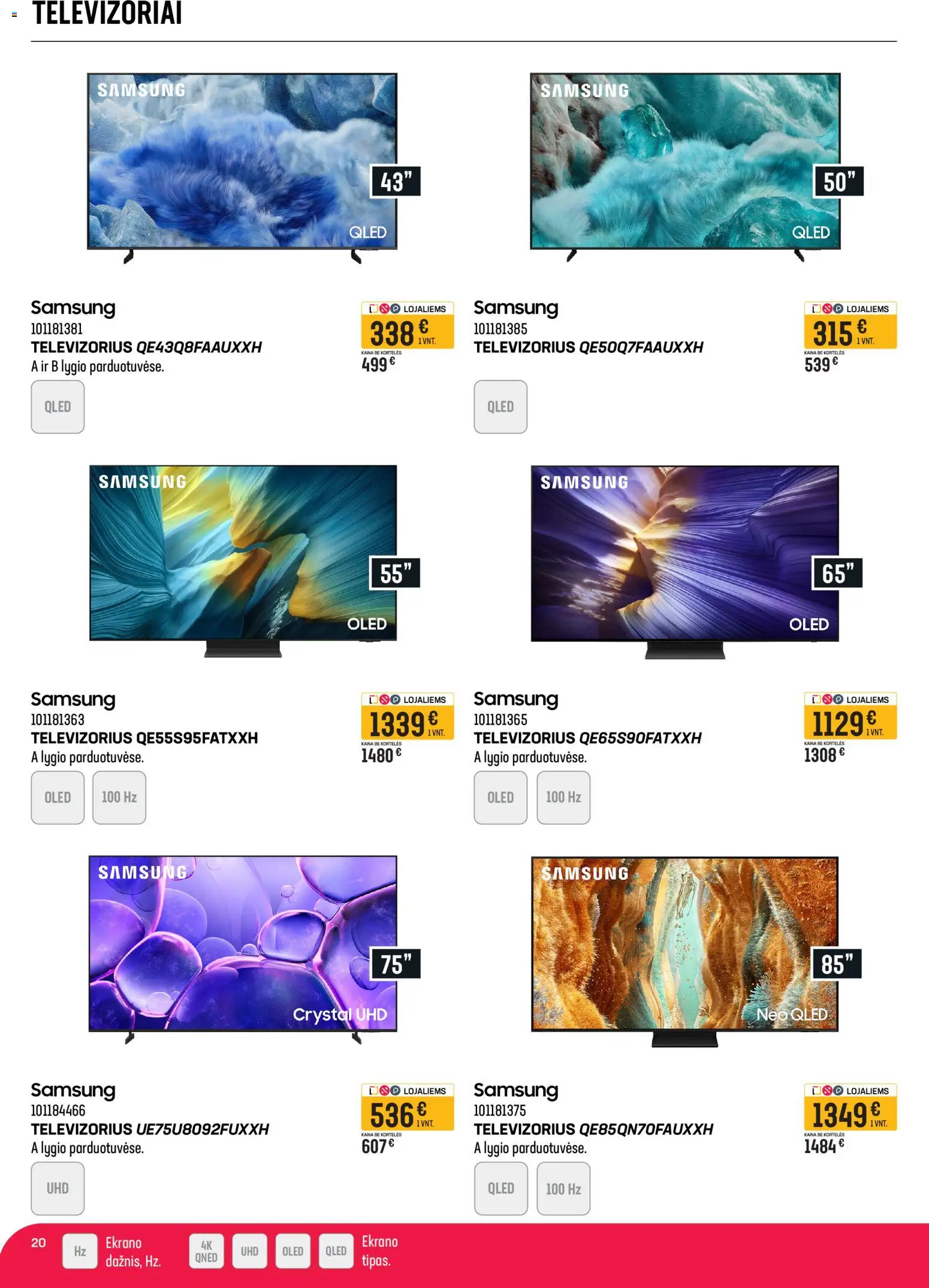 Senukai akcijos nuo 03.06.2026 | Puslapis: 20 | Prekių: Televizorius