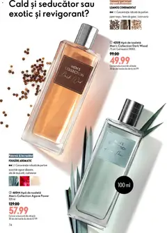 Ofertele Oriflame valabile de la 08.07.2026 | Pagină: 74 | Produse: Toaletă, Parfum, Apă de toaletă, Apă