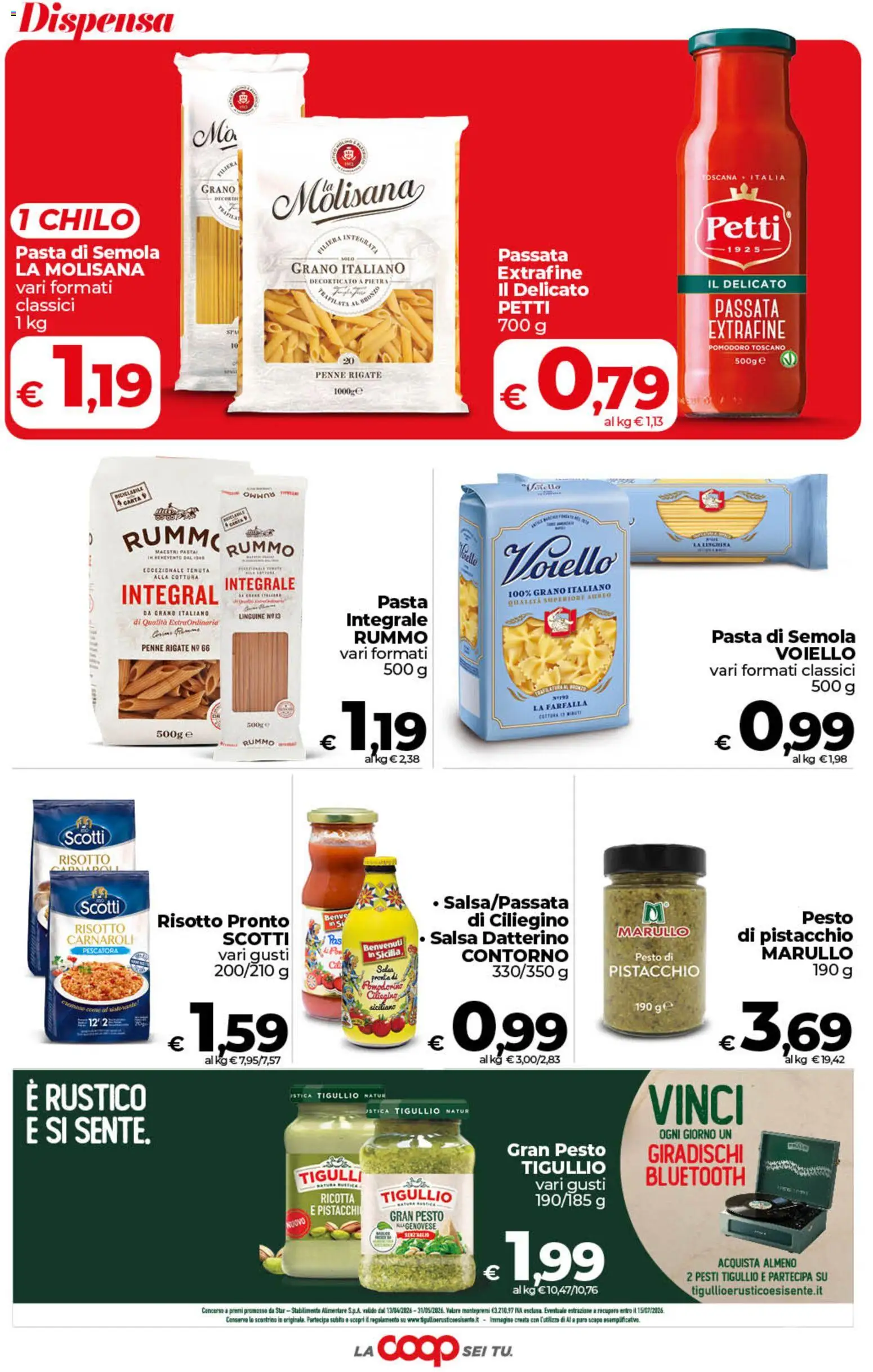 Volantino COOP del 19.05.2026 | Pagina: 25 | Prodotti: Pomodoro, Pesto, Pistacchi, Penne