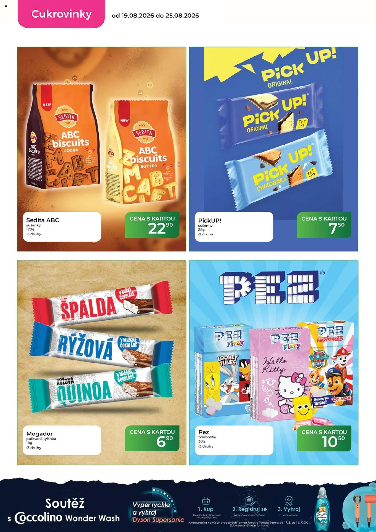 Tamda Foods leták od 19.08.2026 | Strana: 32 | Produkty: Coccolino, Cukrovinky, Quinoa, Sušenky