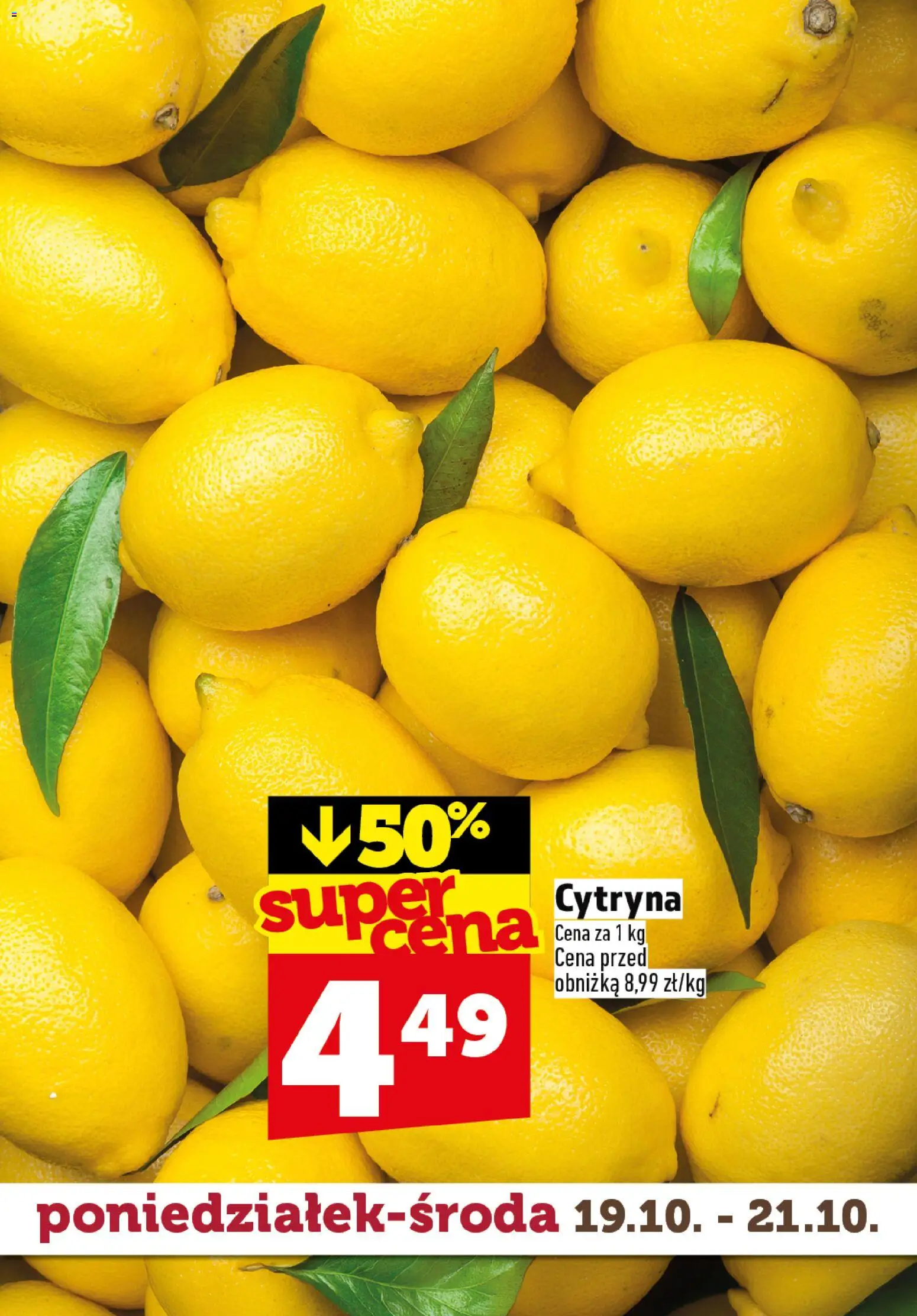Topaz gazetka - Superstart tygodnia od 19.10.2026 | Strona: 2 | Produkty: Cytryna
